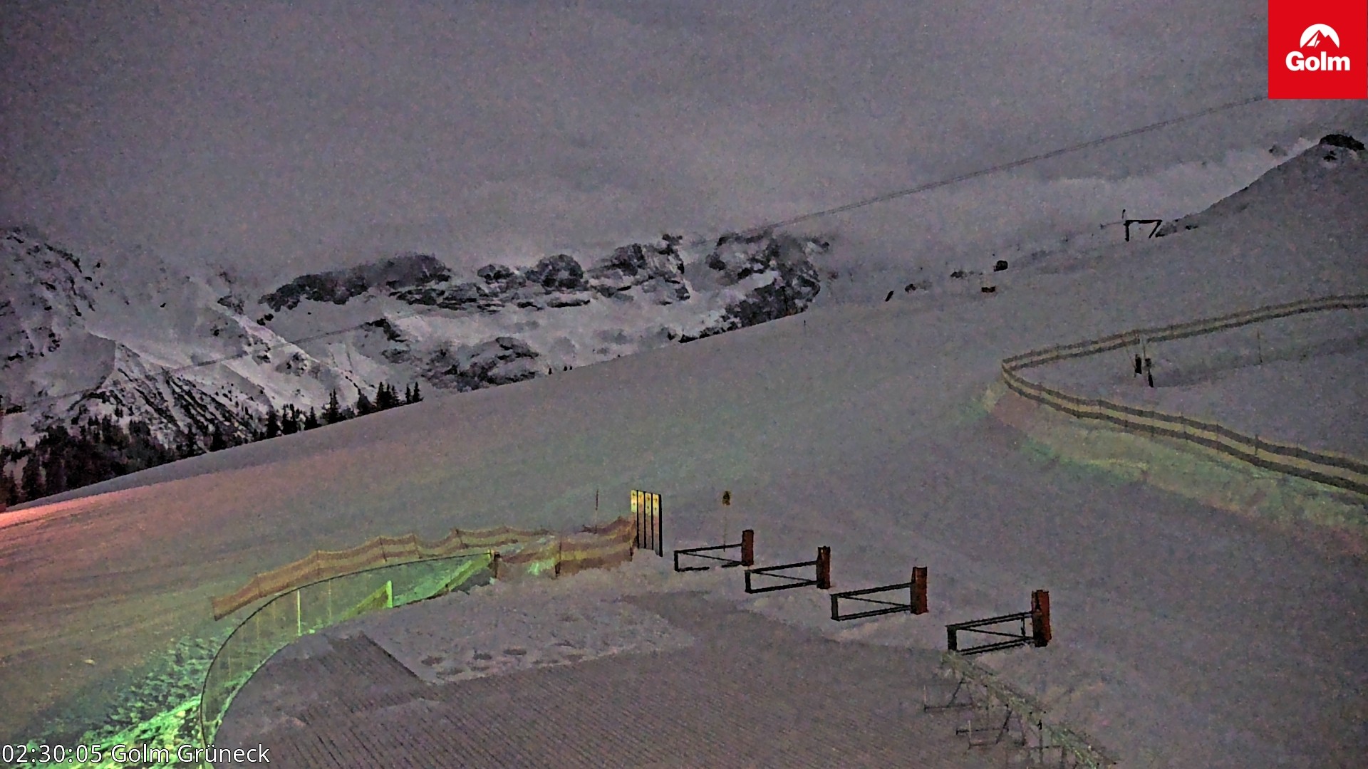 Archiv Foto Webcam Blick vom Golm auf die Tschaggunser Mittagsspitze