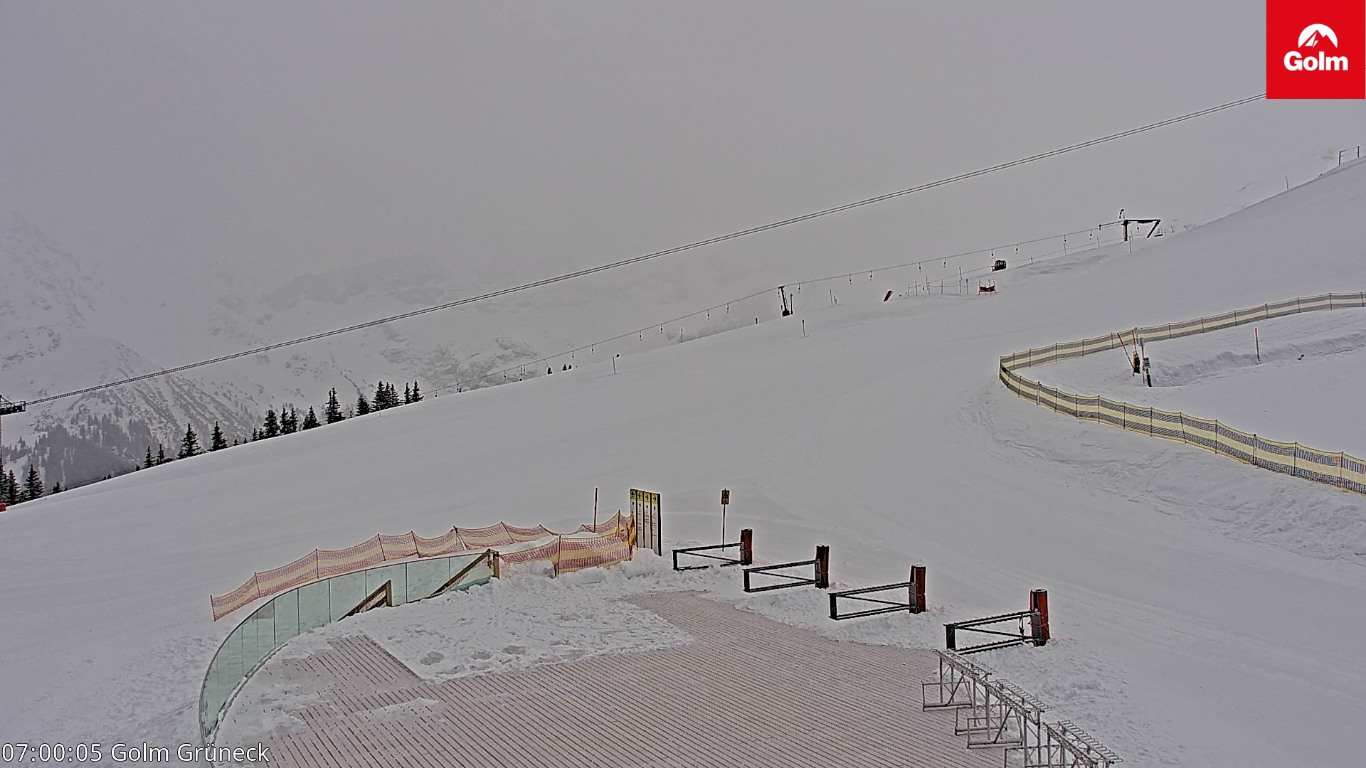 Archiv Foto Webcam Blick vom Golm auf die Tschaggunser Mittagsspitze