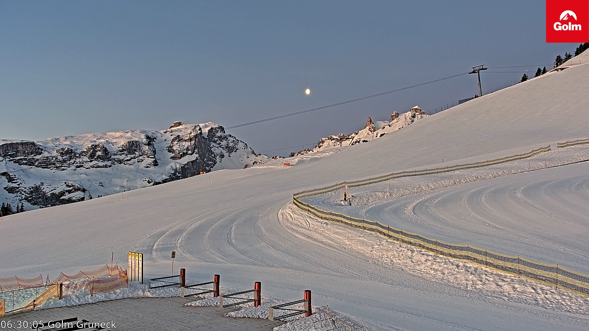 Archiv Foto Webcam Blick vom Golm auf die Tschaggunser Mittagsspitze