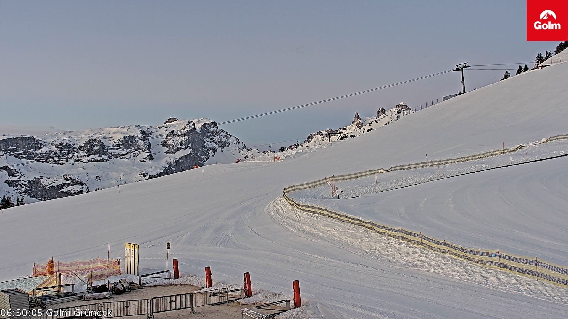 Archiv Foto Webcam Blick vom Golm auf die Tschaggunser Mittagsspitze