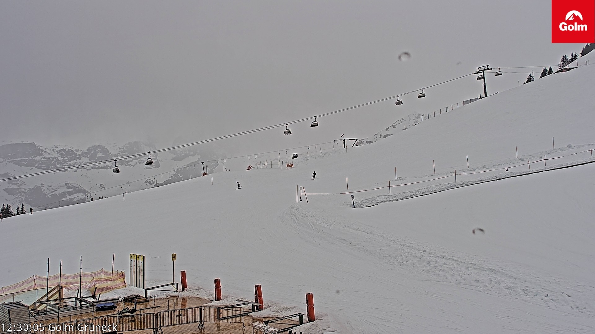 Archiv Foto Webcam Blick vom Golm auf die Tschaggunser Mittagsspitze