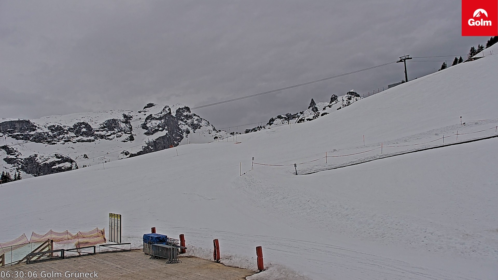 Archived image Webcam View Tschagguns Mittagsspitze from Golm