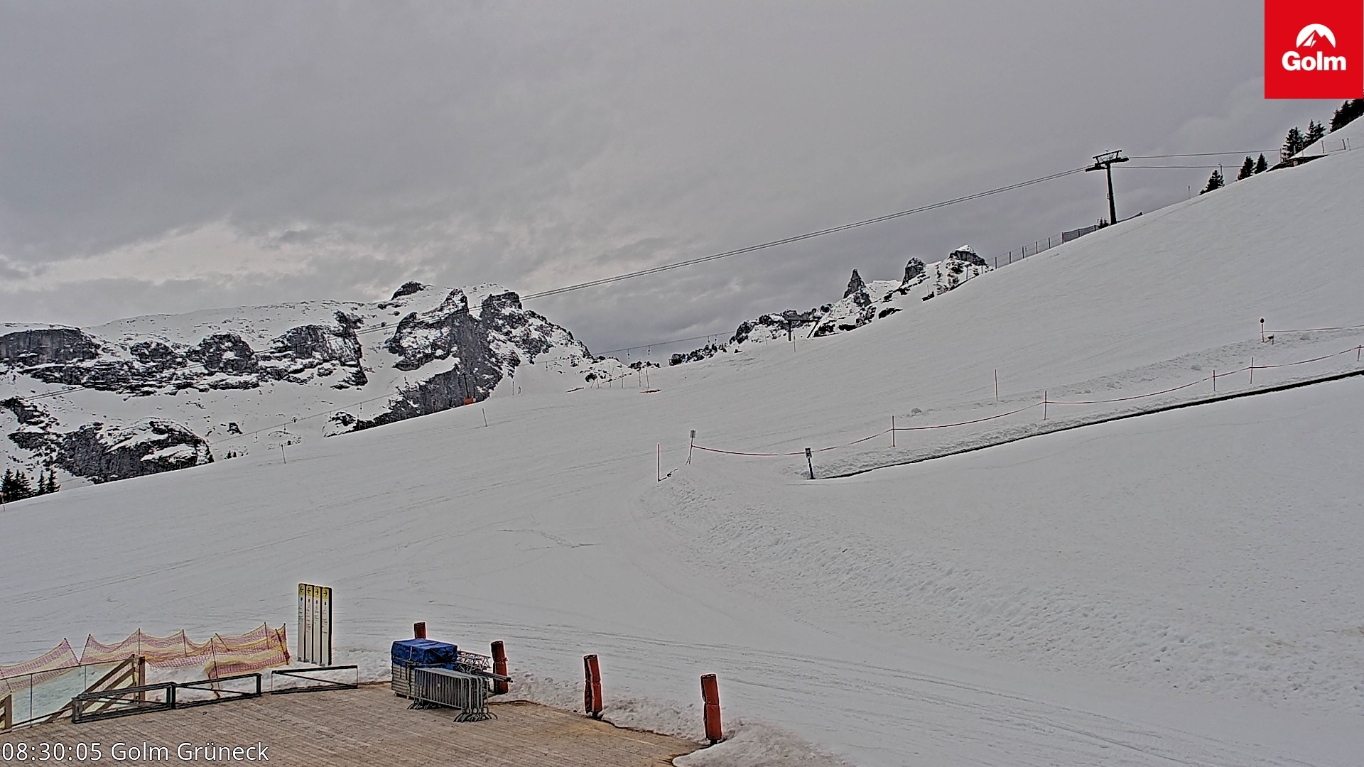 Archiv Foto Webcam Blick vom Golm auf die Tschaggunser Mittagsspitze