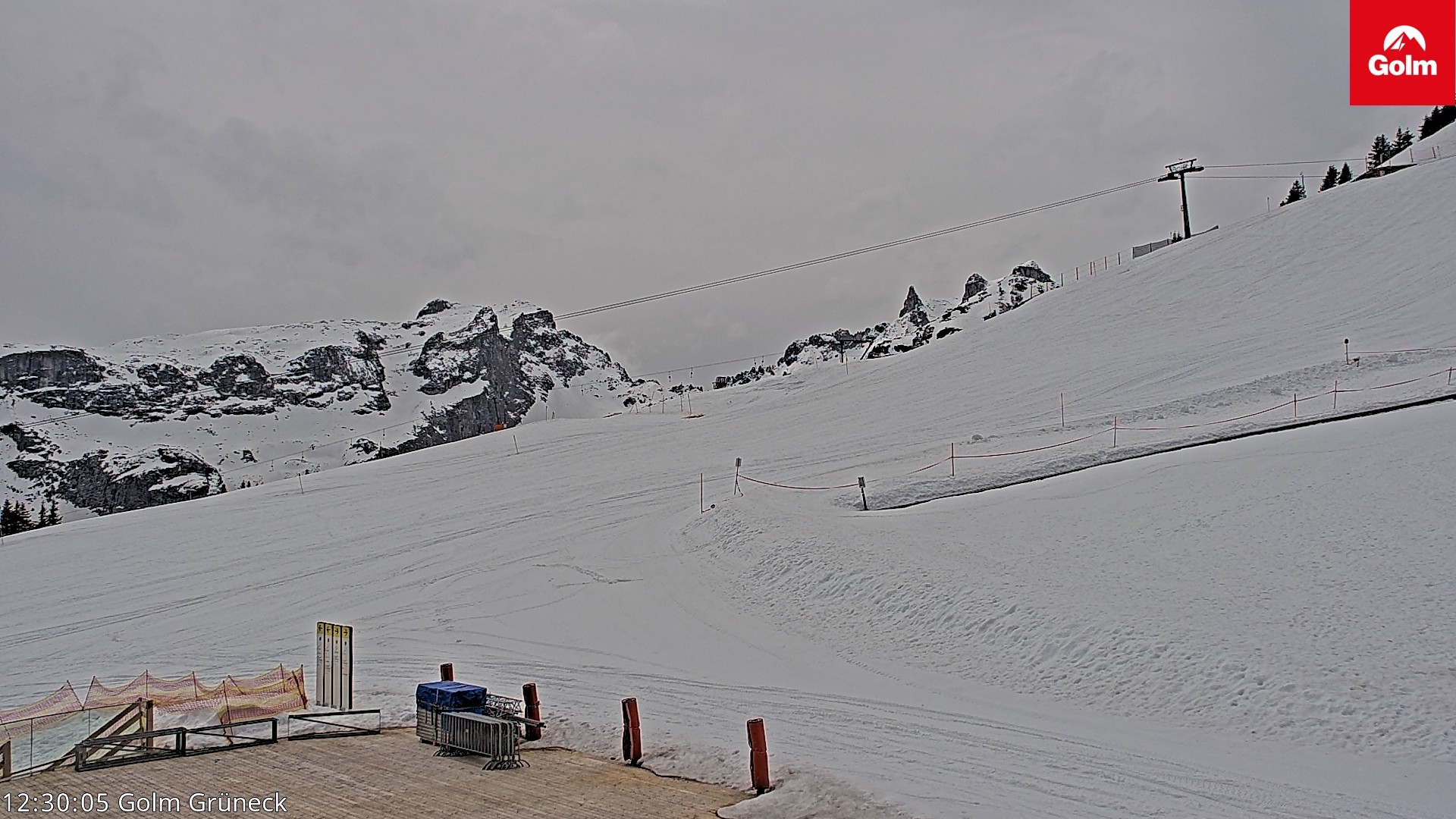Archiv Foto Webcam Blick vom Golm auf die Tschaggunser Mittagsspitze