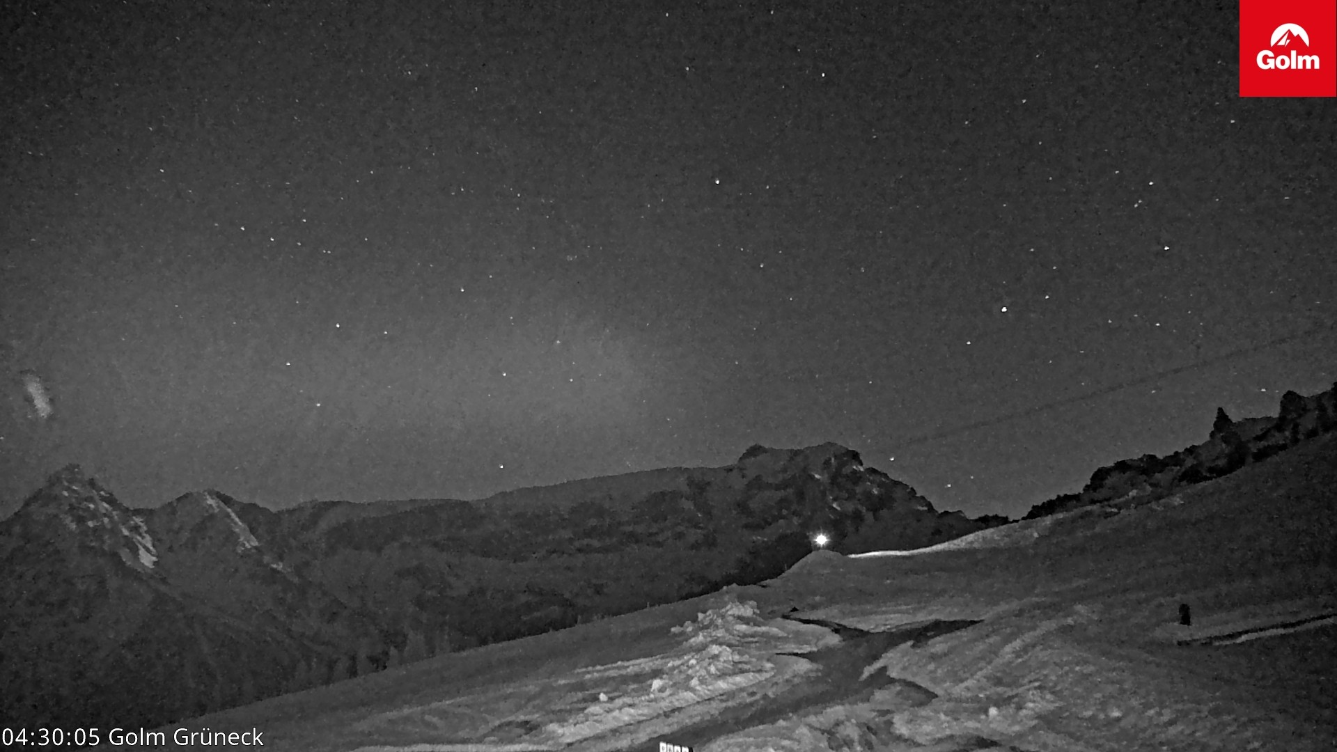 Archiv Foto Webcam Blick vom Golm auf die Tschaggunser Mittagsspitze