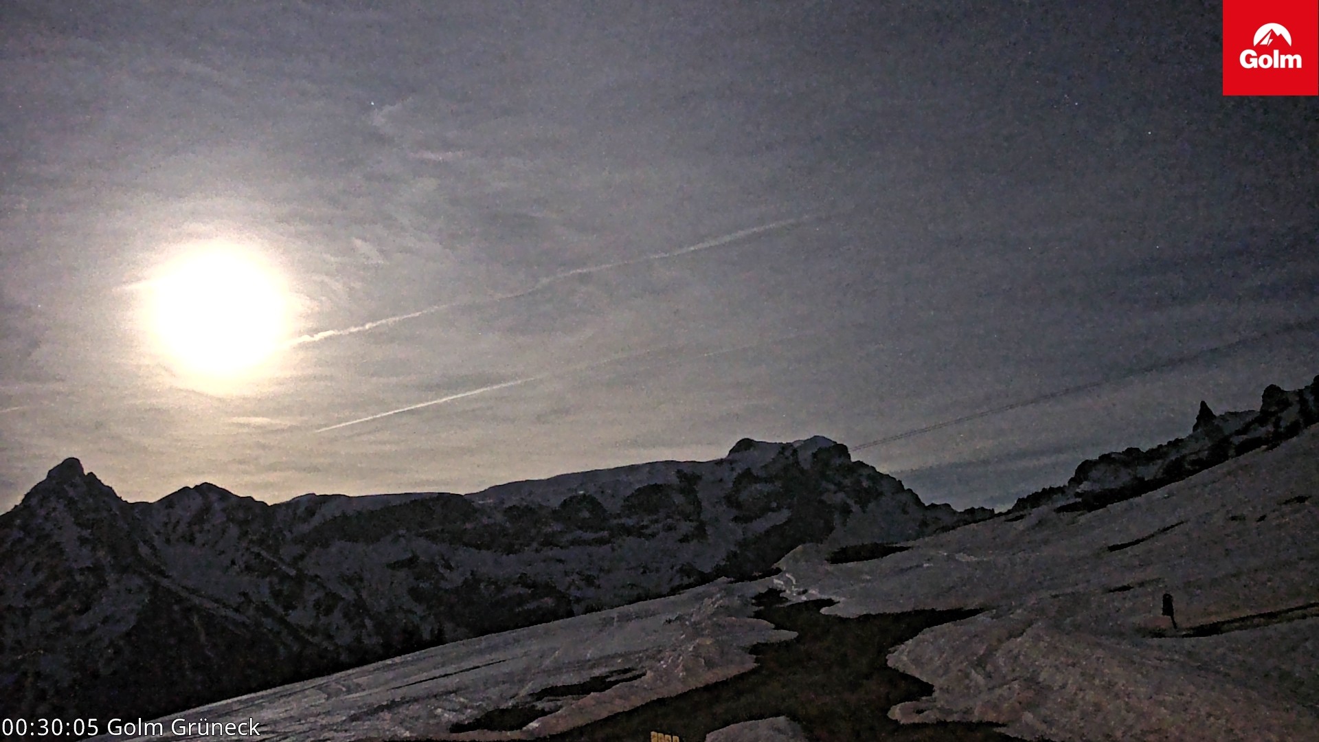 Archiv Foto Webcam Blick vom Golm auf die Tschaggunser Mittagsspitze