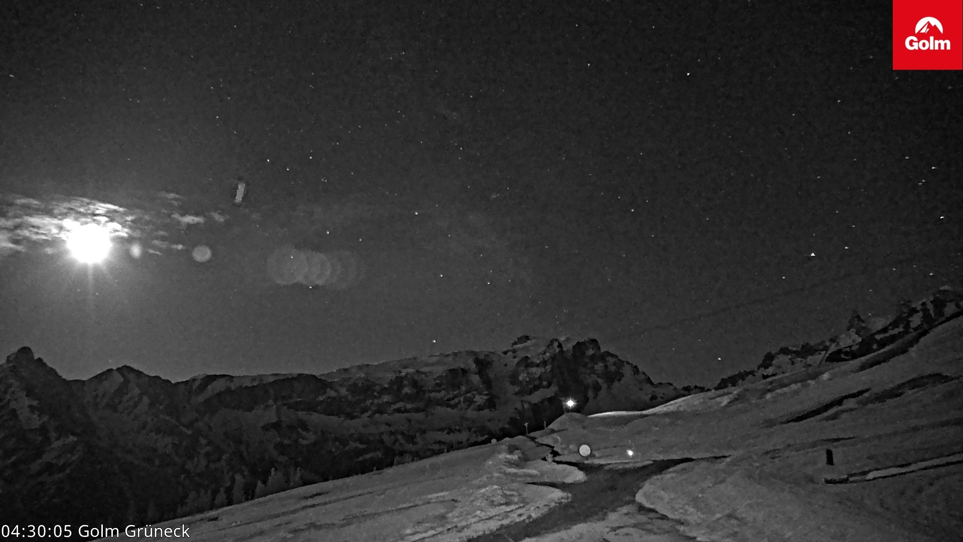 Archiv Foto Webcam Blick vom Golm auf die Tschaggunser Mittagsspitze