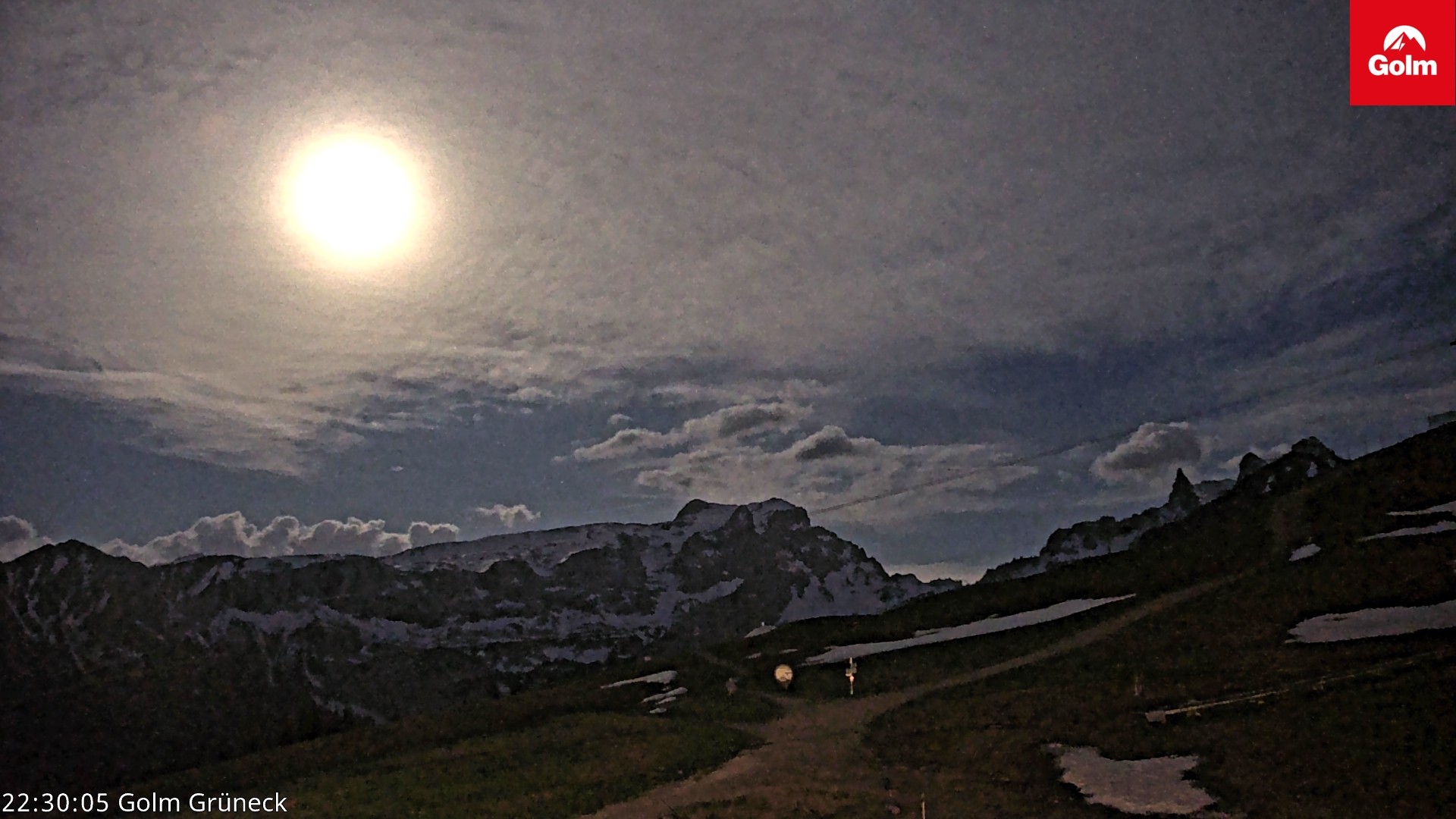 Archived image Webcam View Tschagguns Mittagsspitze from Golm
