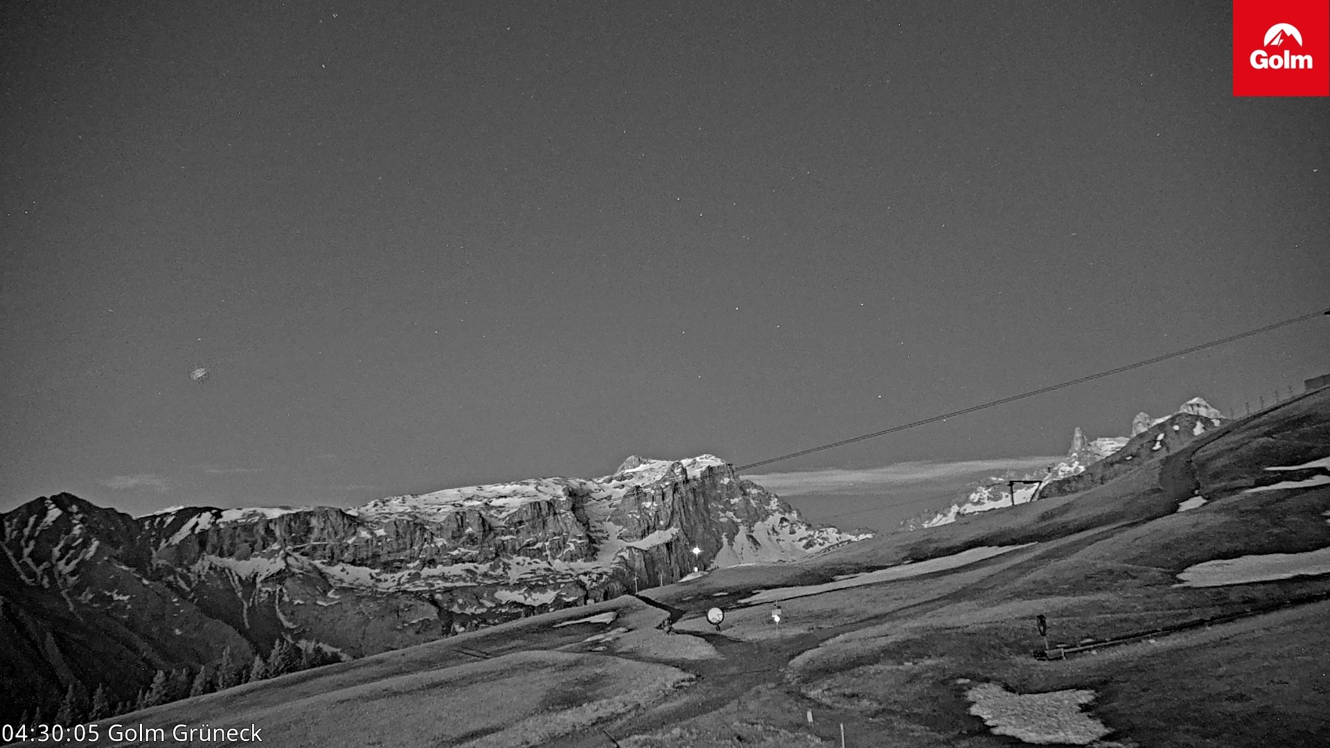 Archived image Webcam View Tschagguns Mittagsspitze from Golm