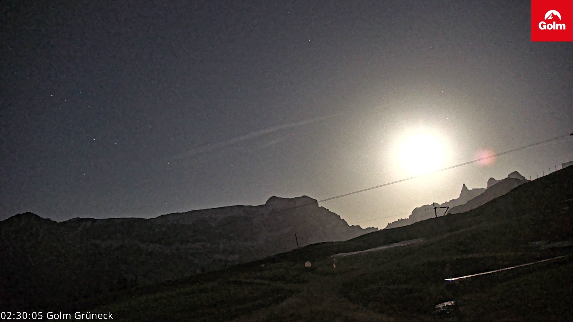 Archiv Foto Webcam Blick vom Golm auf die Tschaggunser Mittagsspitze