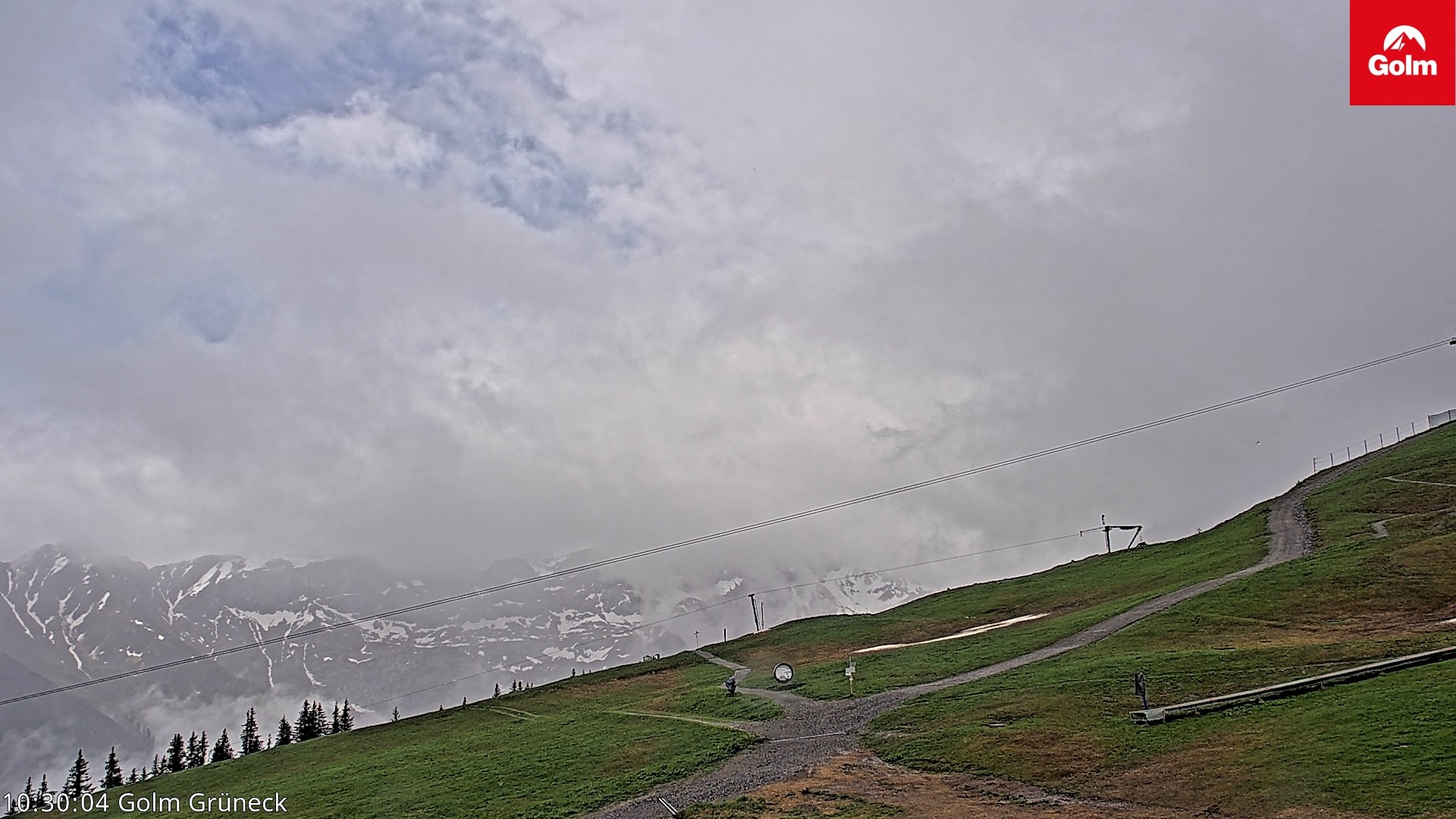 Archiv Foto Webcam Blick vom Golm auf die Tschaggunser Mittagsspitze