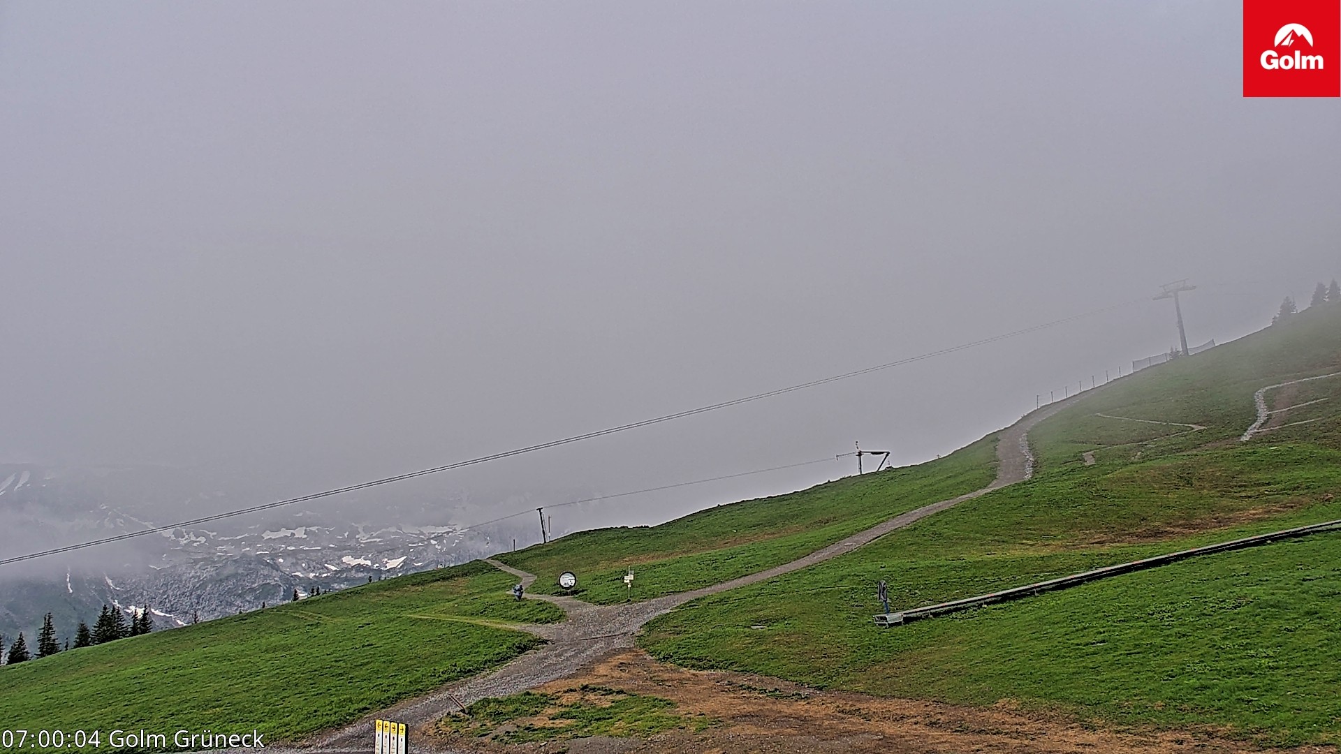 Archiv Foto Webcam Blick vom Golm auf die Tschaggunser Mittagsspitze