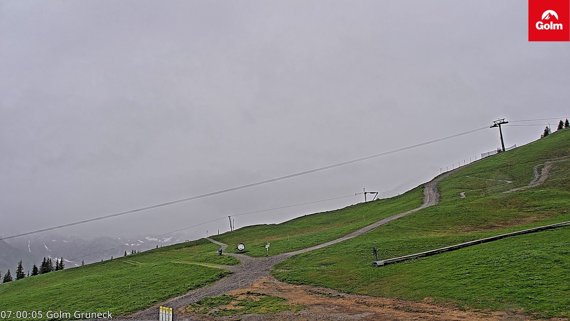 Archiv Foto Webcam Blick vom Golm auf die Tschaggunser Mittagsspitze