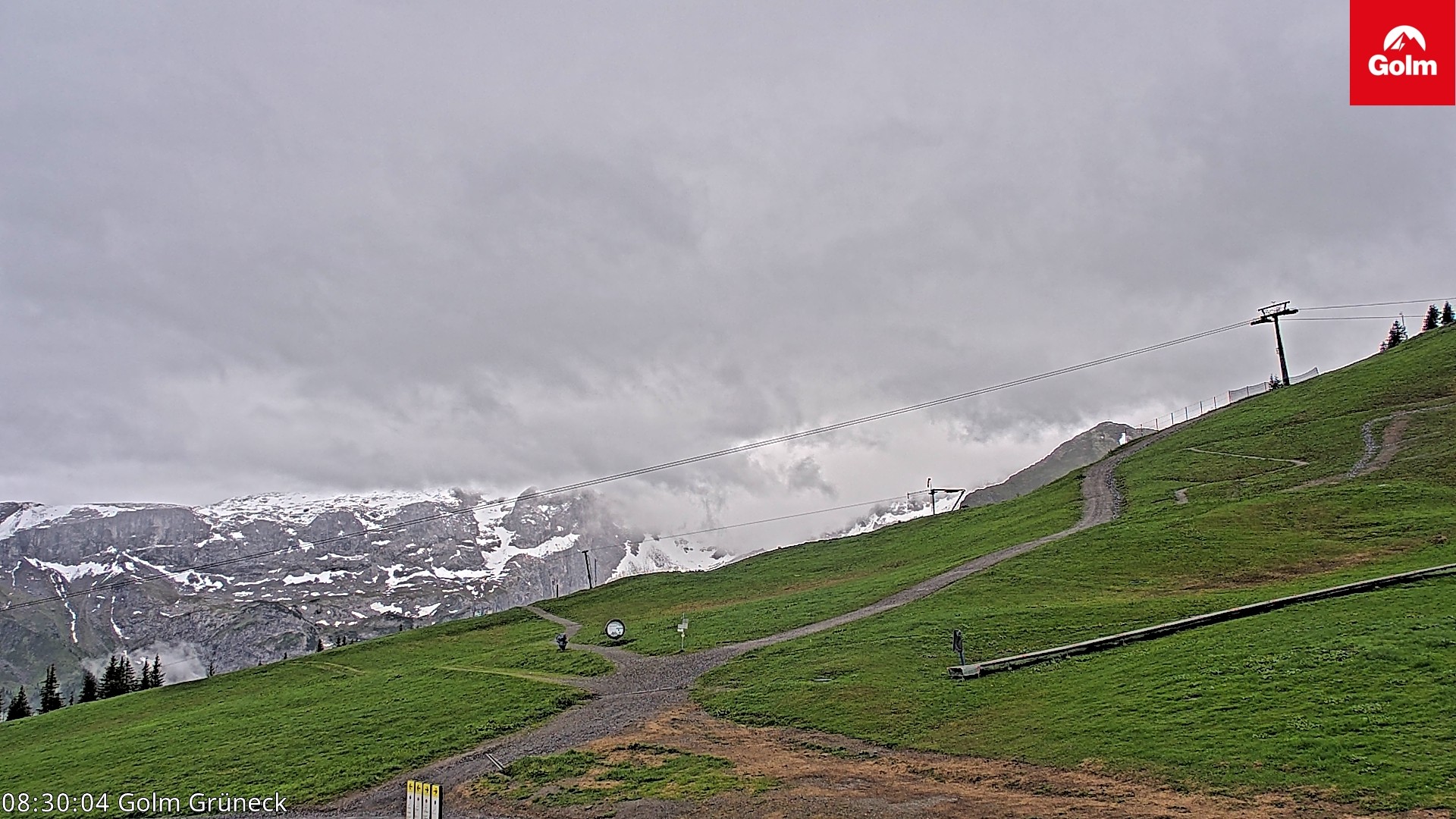 Archived image Webcam View Tschagguns Mittagsspitze from Golm