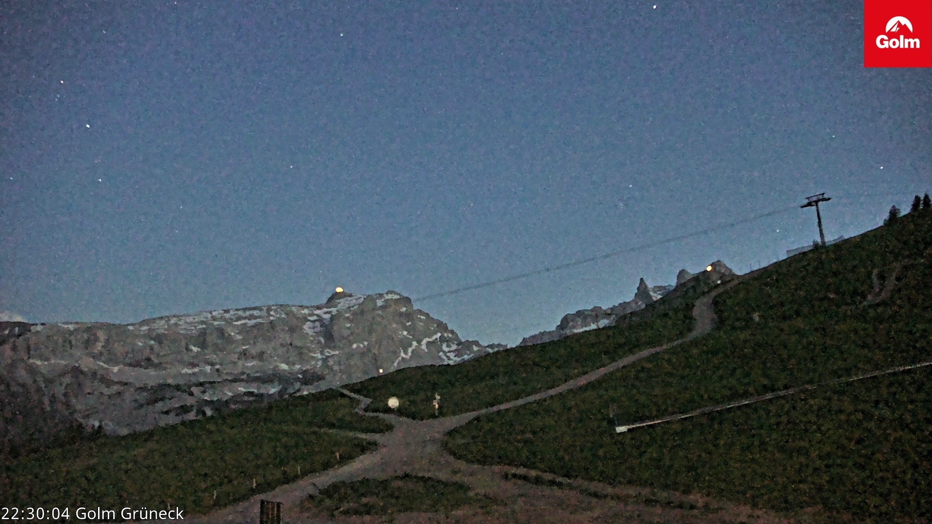Archiv Foto Webcam Blick vom Golm auf die Tschaggunser Mittagsspitze