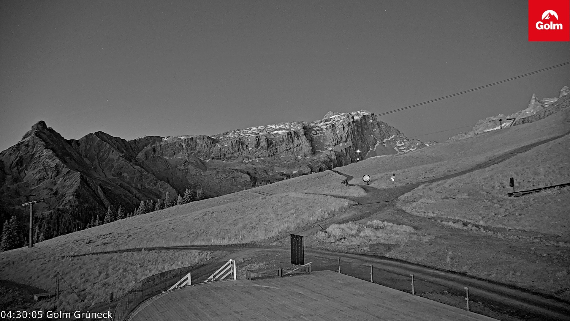 Archived image Webcam View Tschagguns Mittagsspitze from Golm