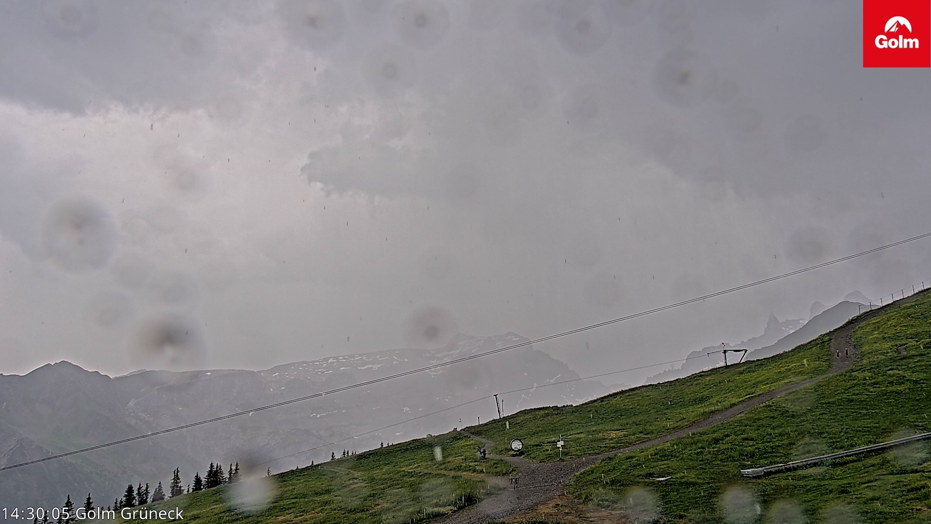 Archiv Foto Webcam Blick vom Golm auf die Tschaggunser Mittagsspitze