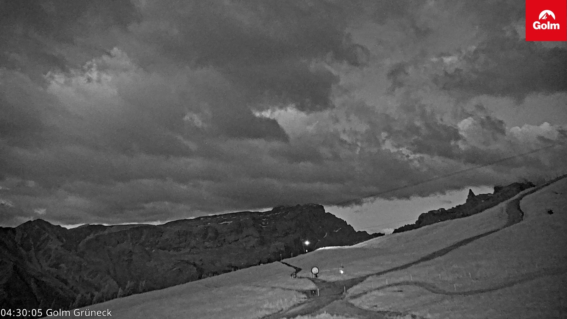 Archiv Foto Webcam Blick vom Golm auf die Tschaggunser Mittagsspitze