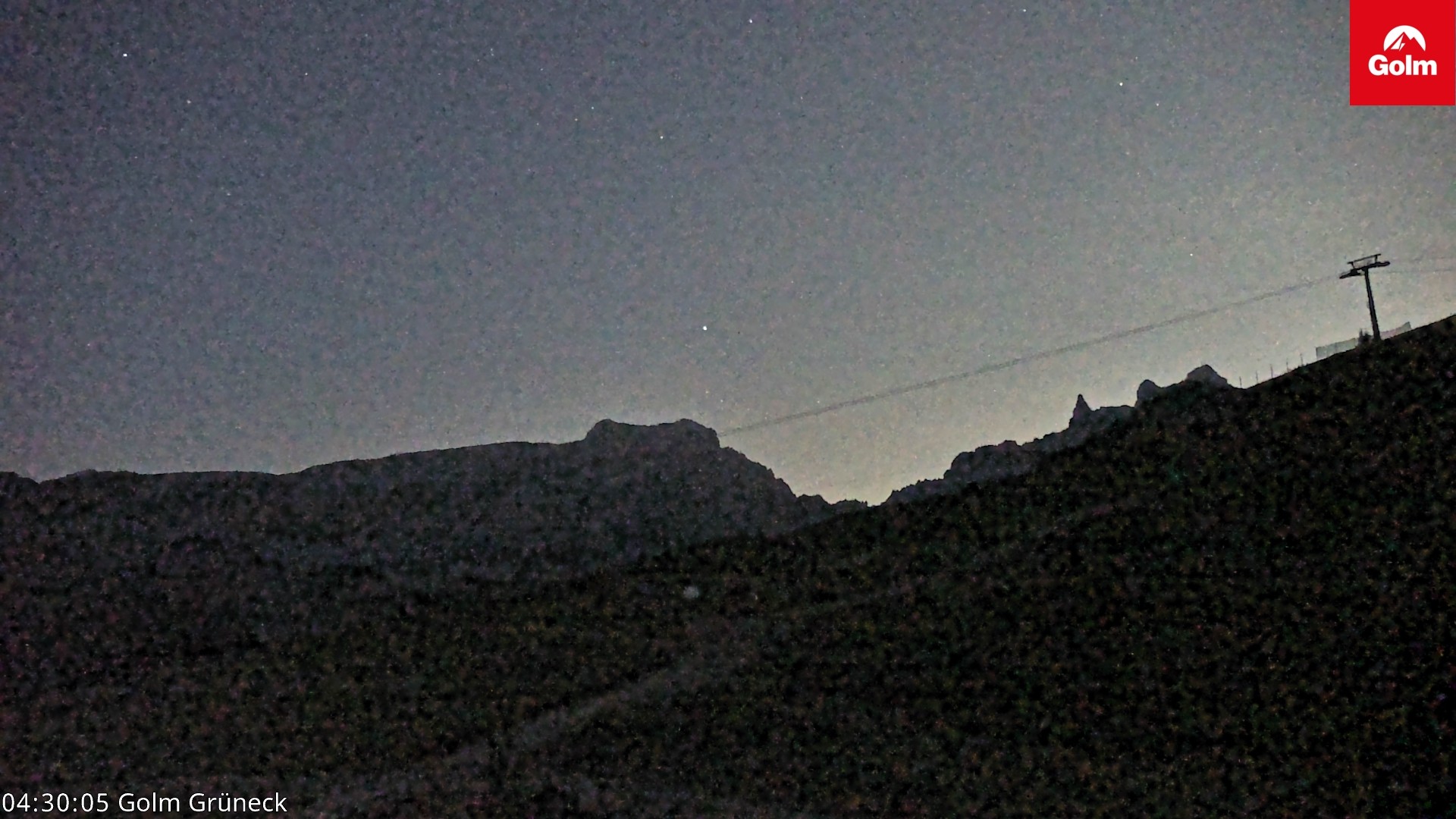 Archiv Foto Webcam Blick vom Golm auf die Tschaggunser Mittagsspitze