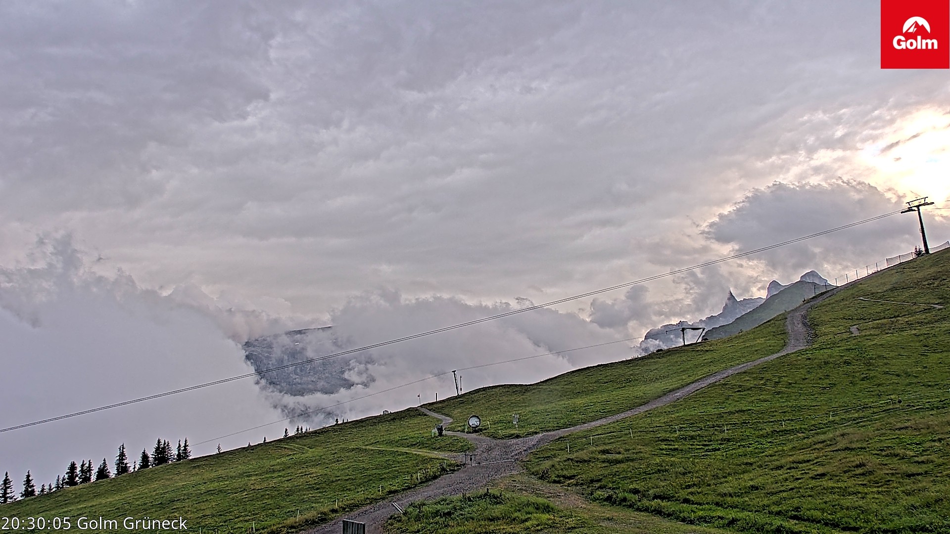 Archiv Foto Webcam Blick vom Golm auf die Tschaggunser Mittagsspitze