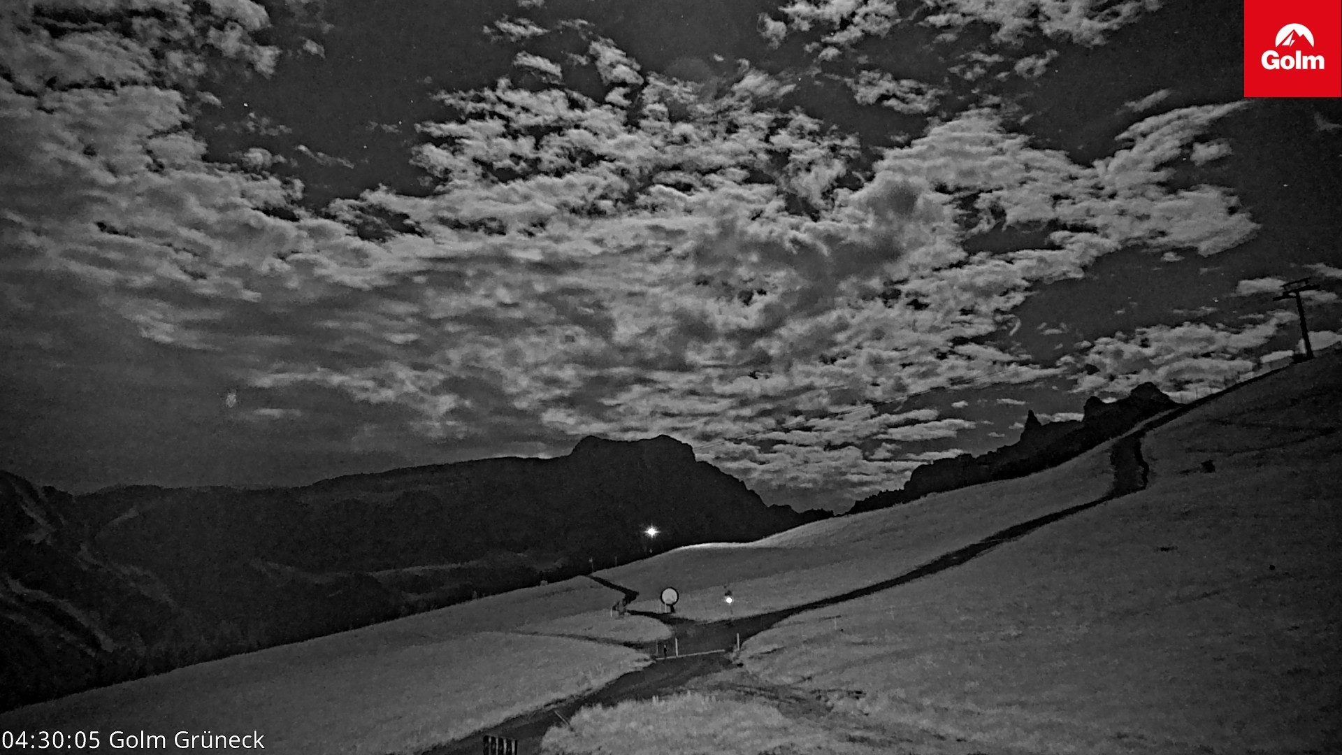 Archiv Foto Webcam Blick vom Golm auf die Tschaggunser Mittagsspitze