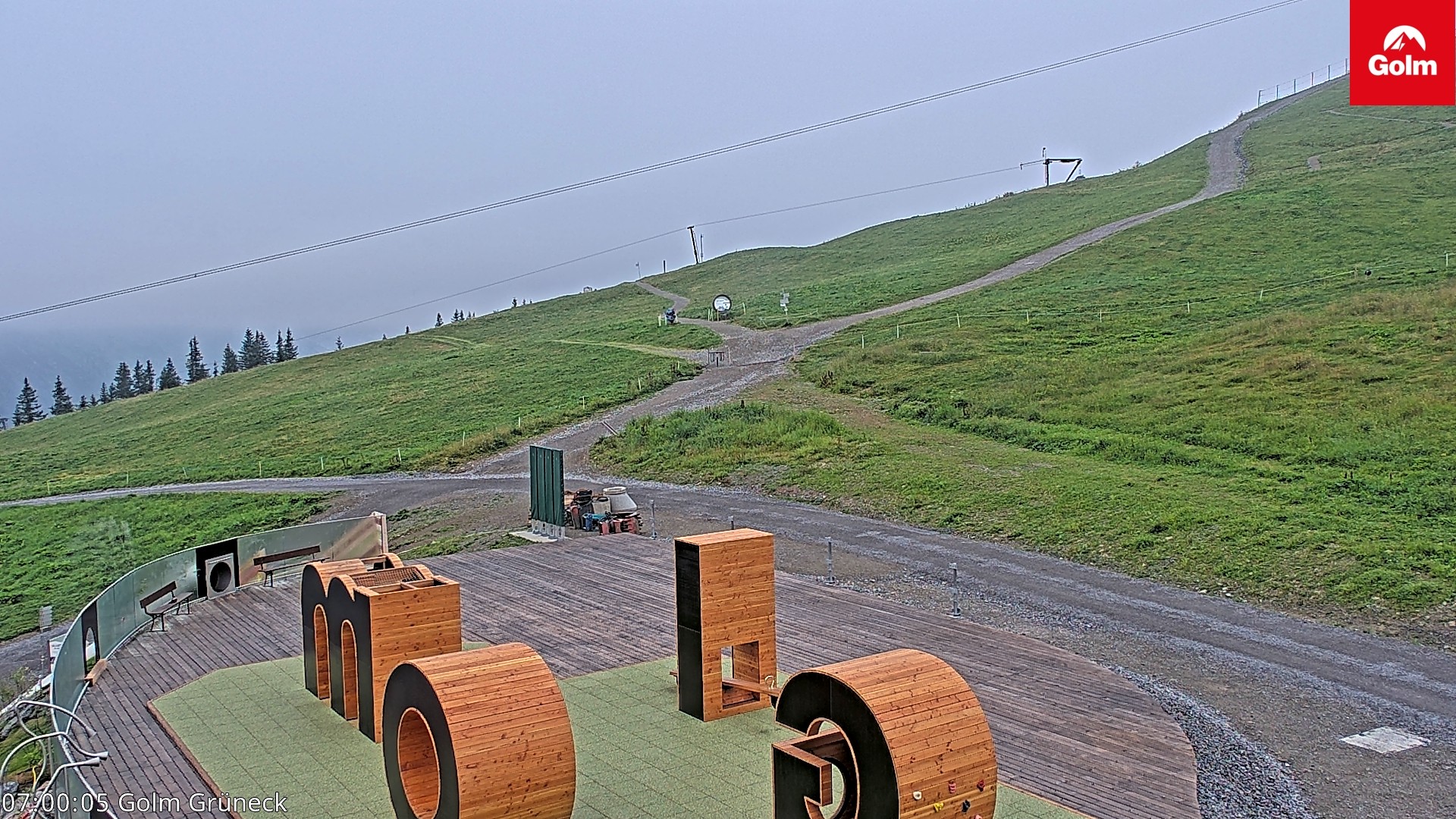 Archiv Foto Webcam Blick vom Golm auf die Tschaggunser Mittagsspitze