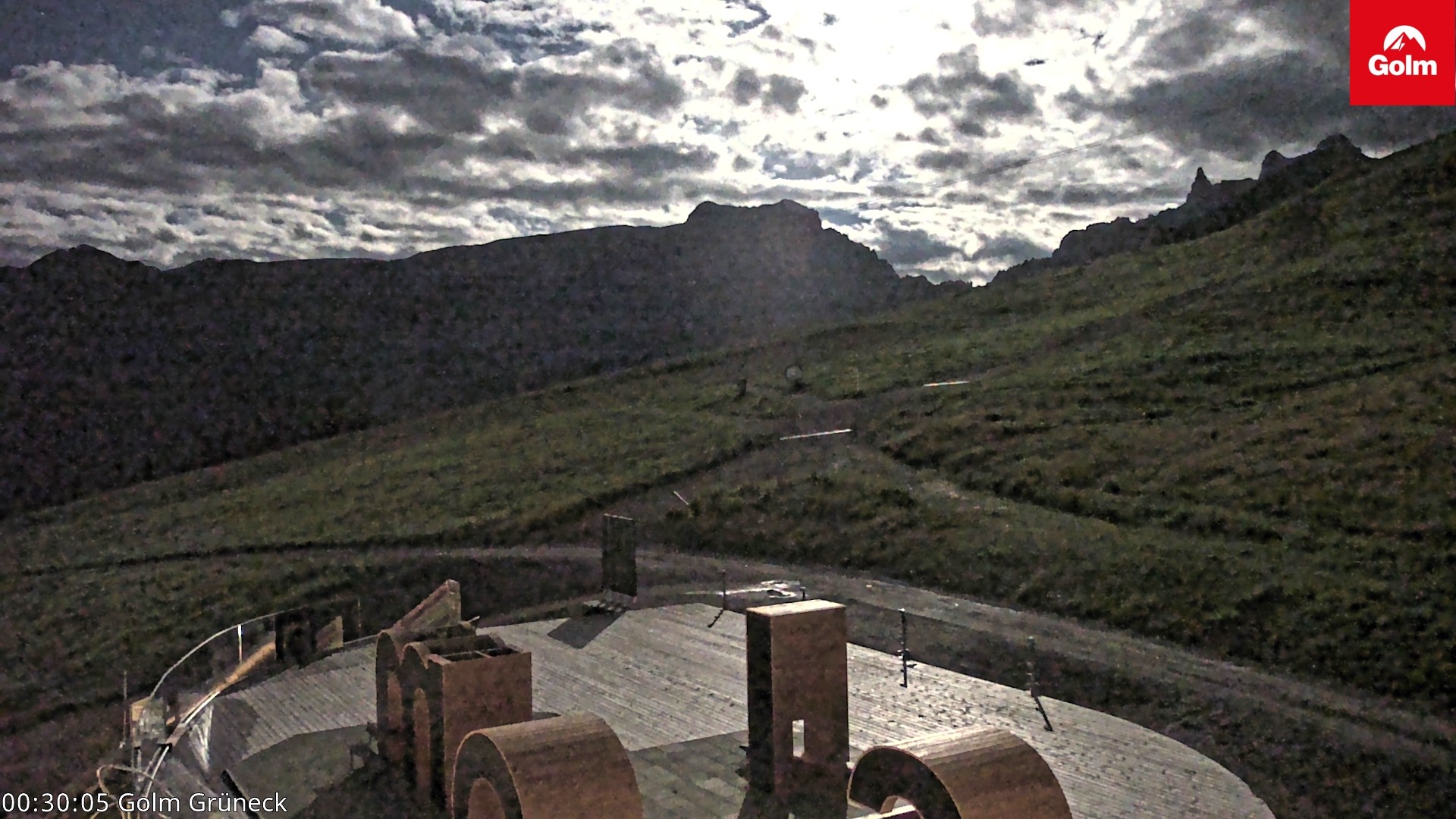 Archiv Foto Webcam Blick vom Golm auf die Tschaggunser Mittagsspitze