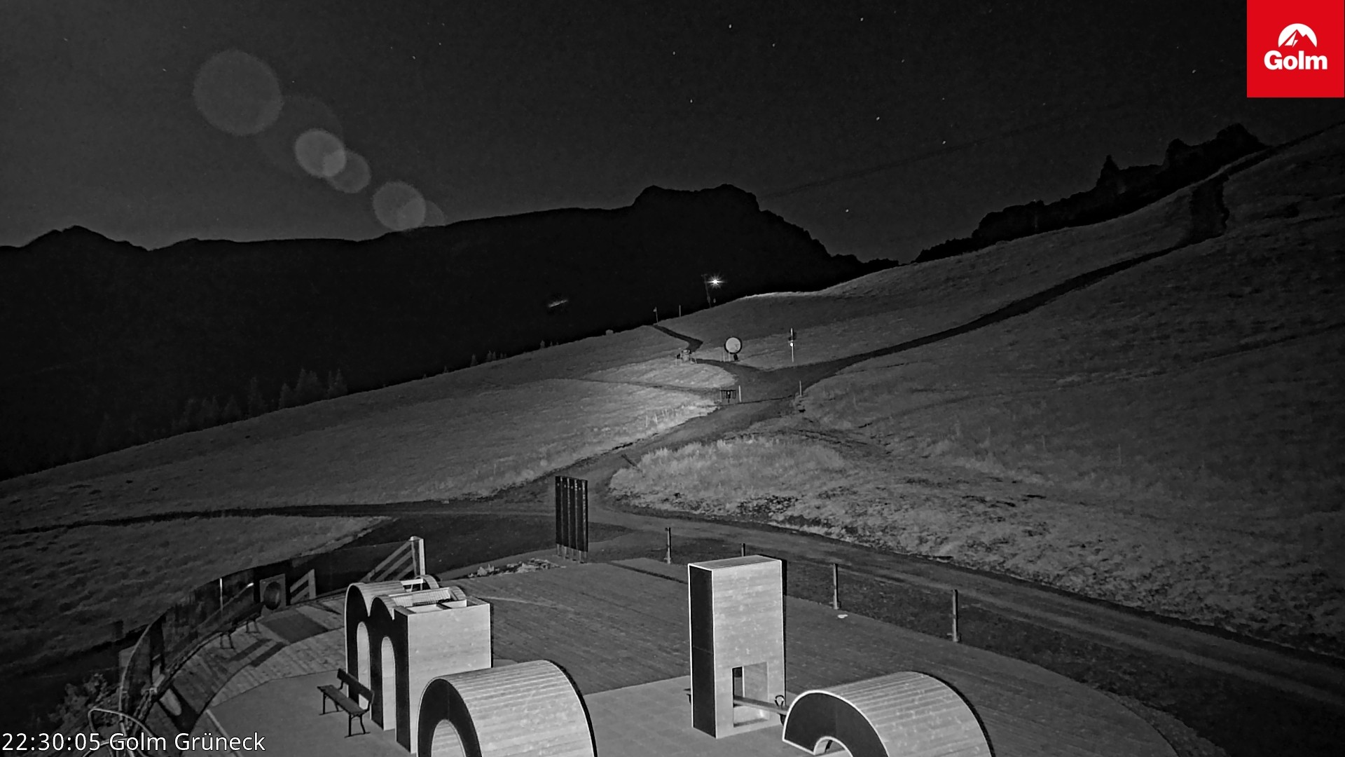 Archiv Foto Webcam Blick vom Golm auf die Tschaggunser Mittagsspitze