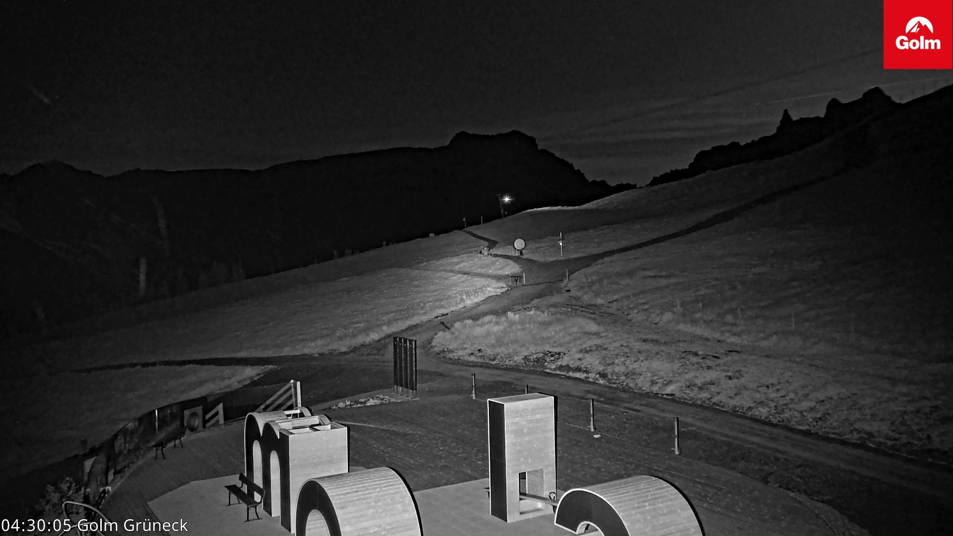 Archiv Foto Webcam Blick vom Golm auf die Tschaggunser Mittagsspitze