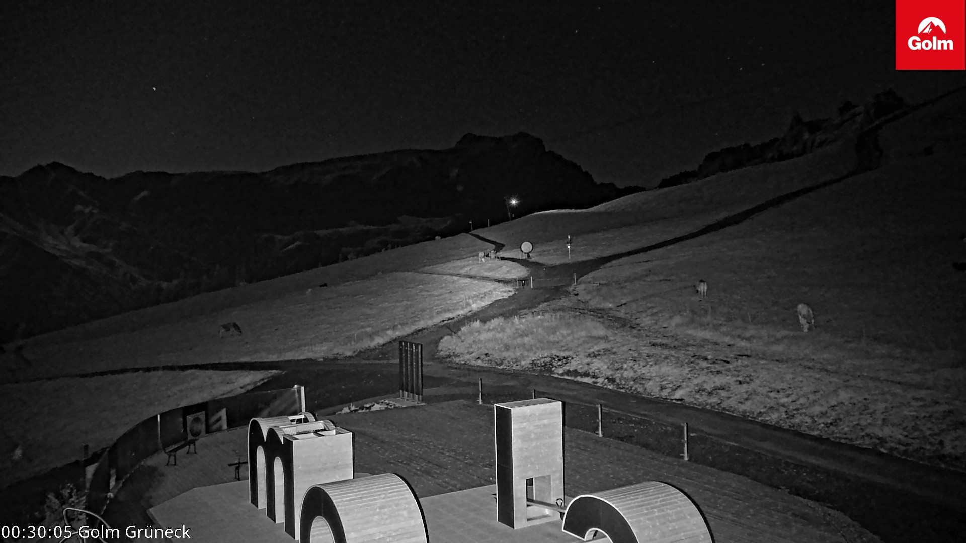 Archiv Foto Webcam Blick vom Golm auf die Tschaggunser Mittagsspitze