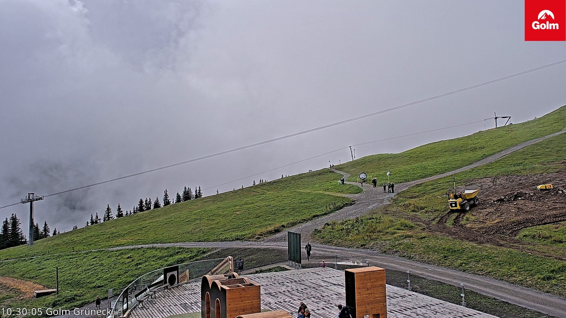 Archiv Foto Webcam Blick vom Golm auf die Tschaggunser Mittagsspitze