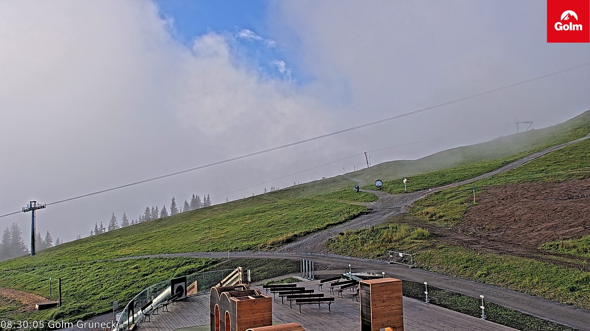 Archiv Foto Webcam Blick vom Golm auf die Tschaggunser Mittagsspitze