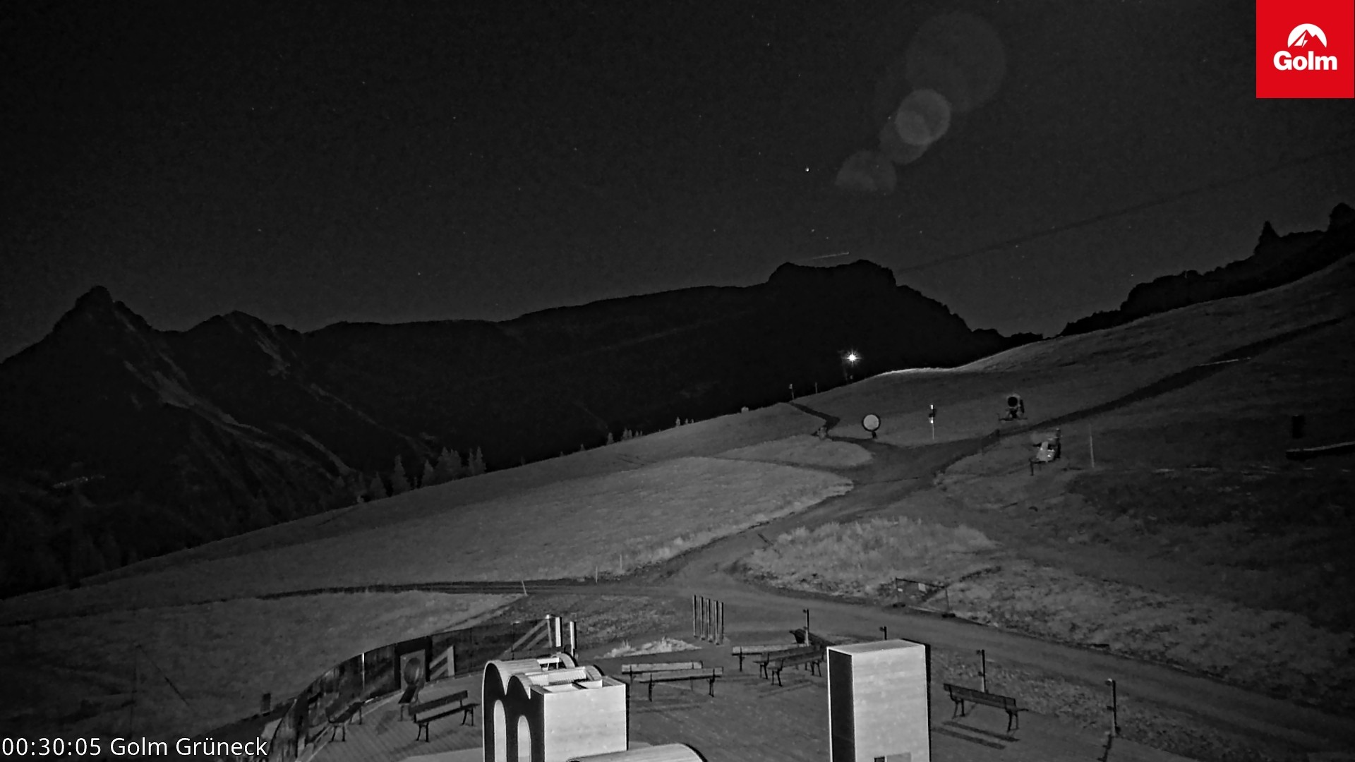 Archiv Foto Webcam Blick vom Golm auf die Tschaggunser Mittagsspitze
