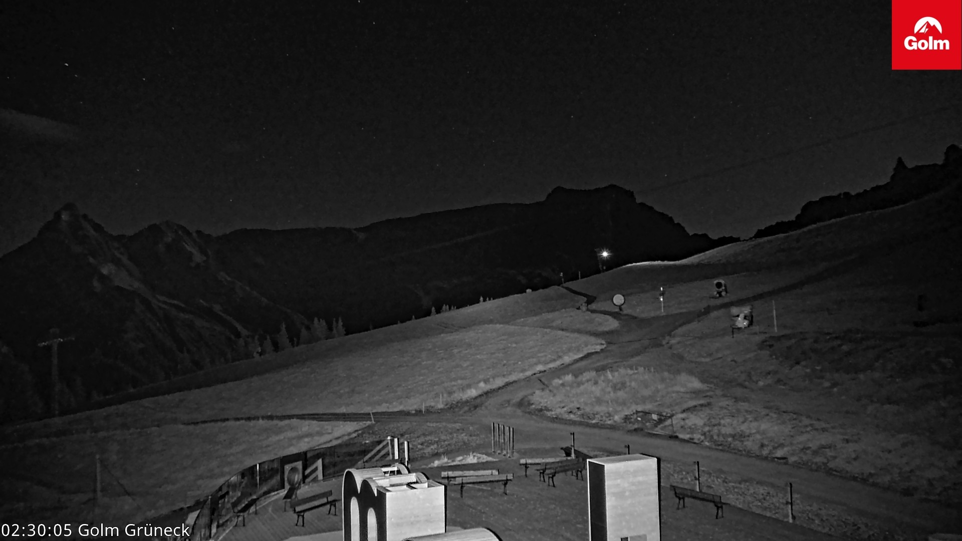 Archiv Foto Webcam Blick vom Golm auf die Tschaggunser Mittagsspitze