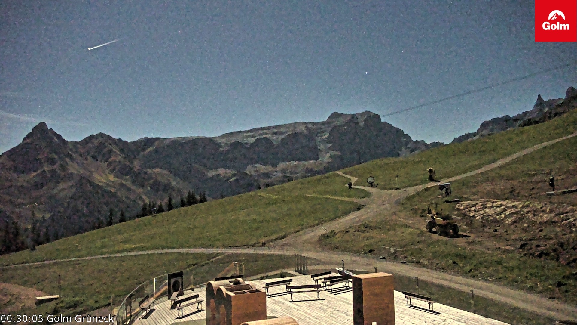 Archived image Webcam View Tschagguns Mittagsspitze from Golm
