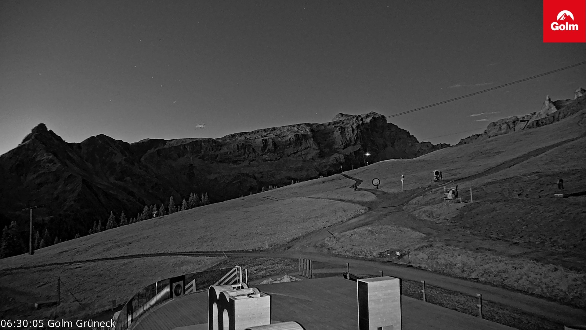 Archiv Foto Webcam Blick vom Golm auf die Tschaggunser Mittagsspitze