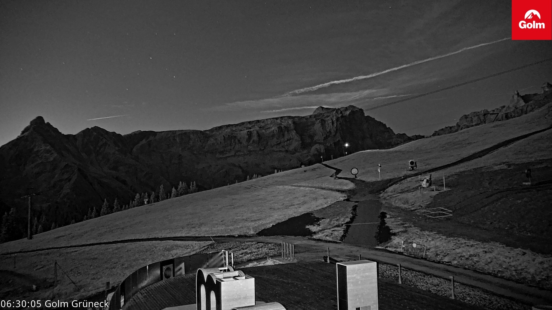 Archiv Foto Webcam Blick vom Golm auf die Tschaggunser Mittagsspitze