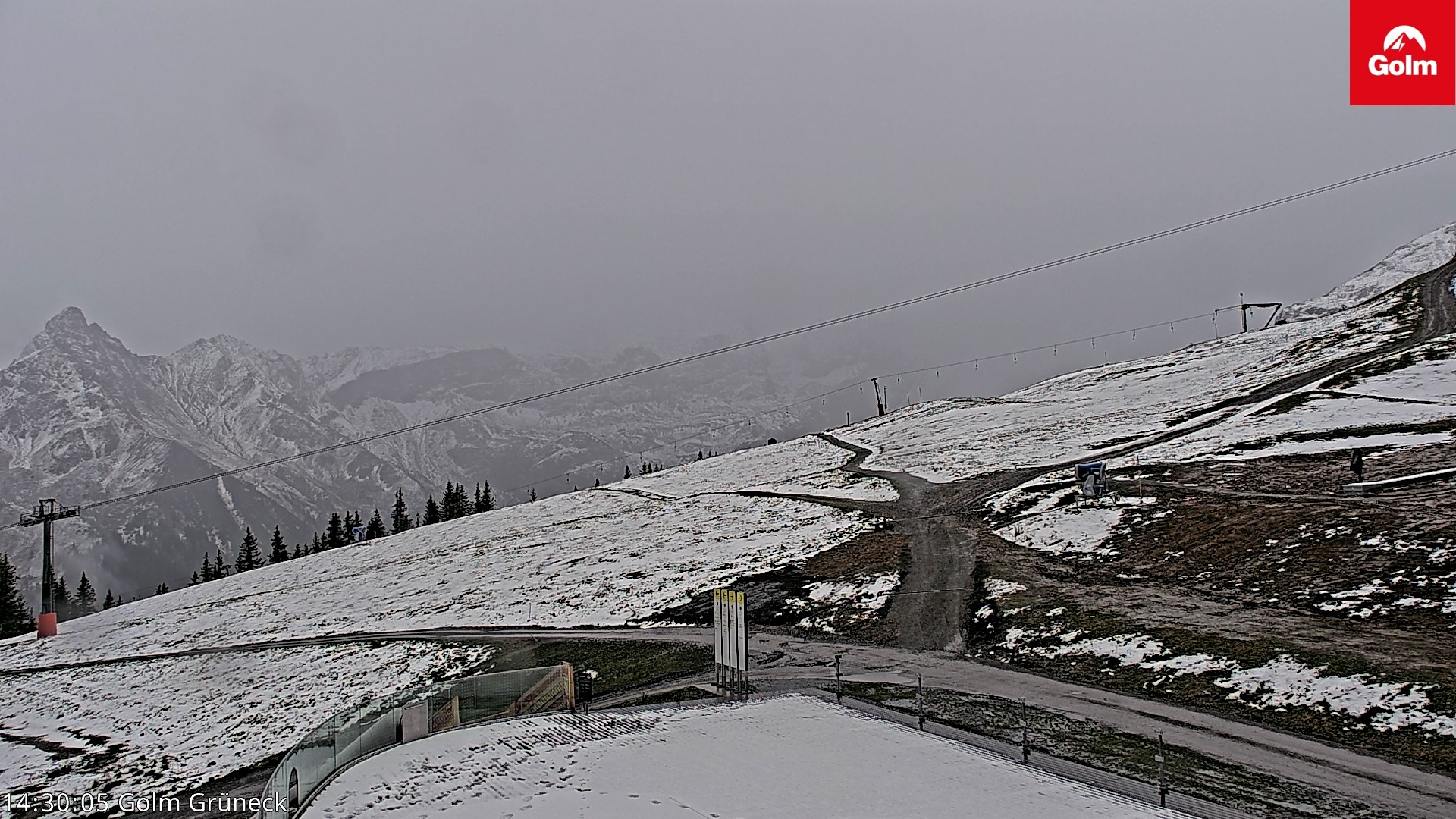 Archiv Foto Webcam Blick vom Golm auf die Tschaggunser Mittagsspitze