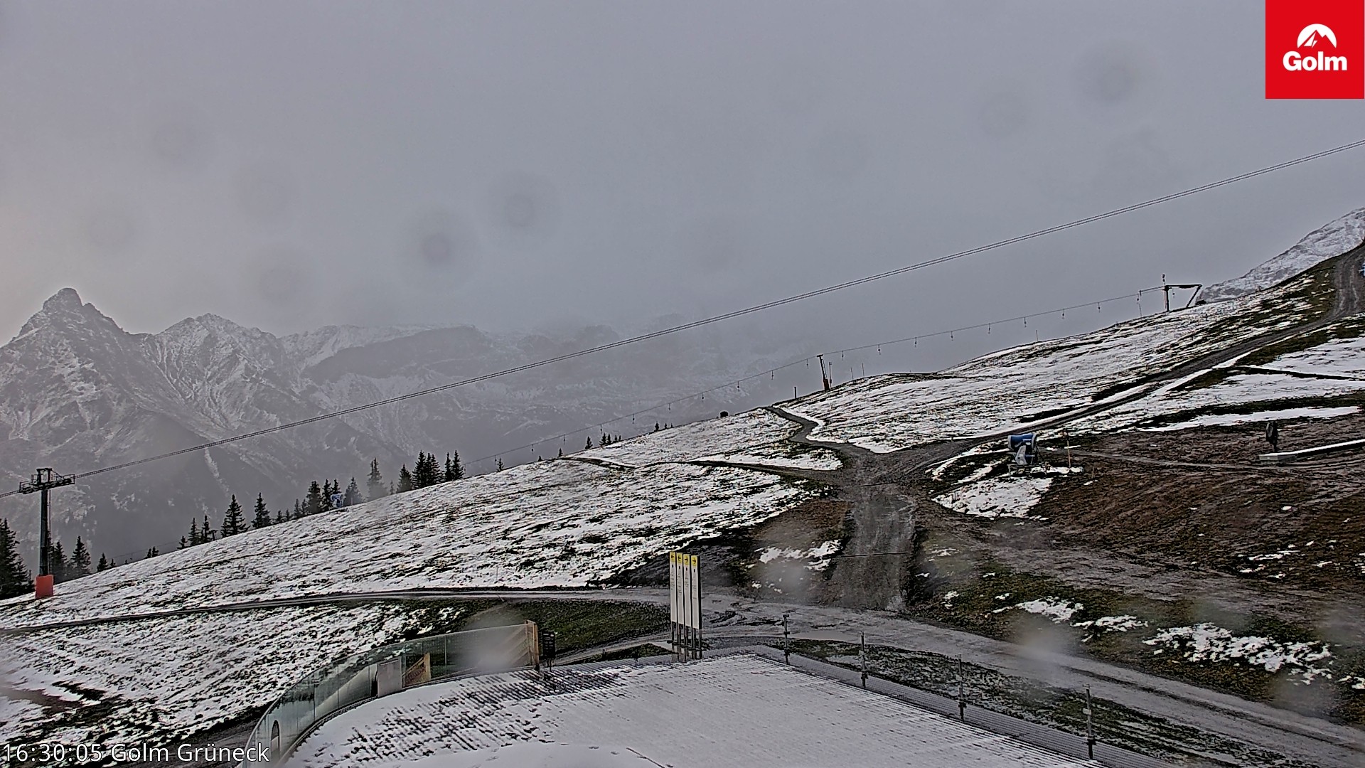 Archiv Foto Webcam Blick vom Golm auf die Tschaggunser Mittagsspitze