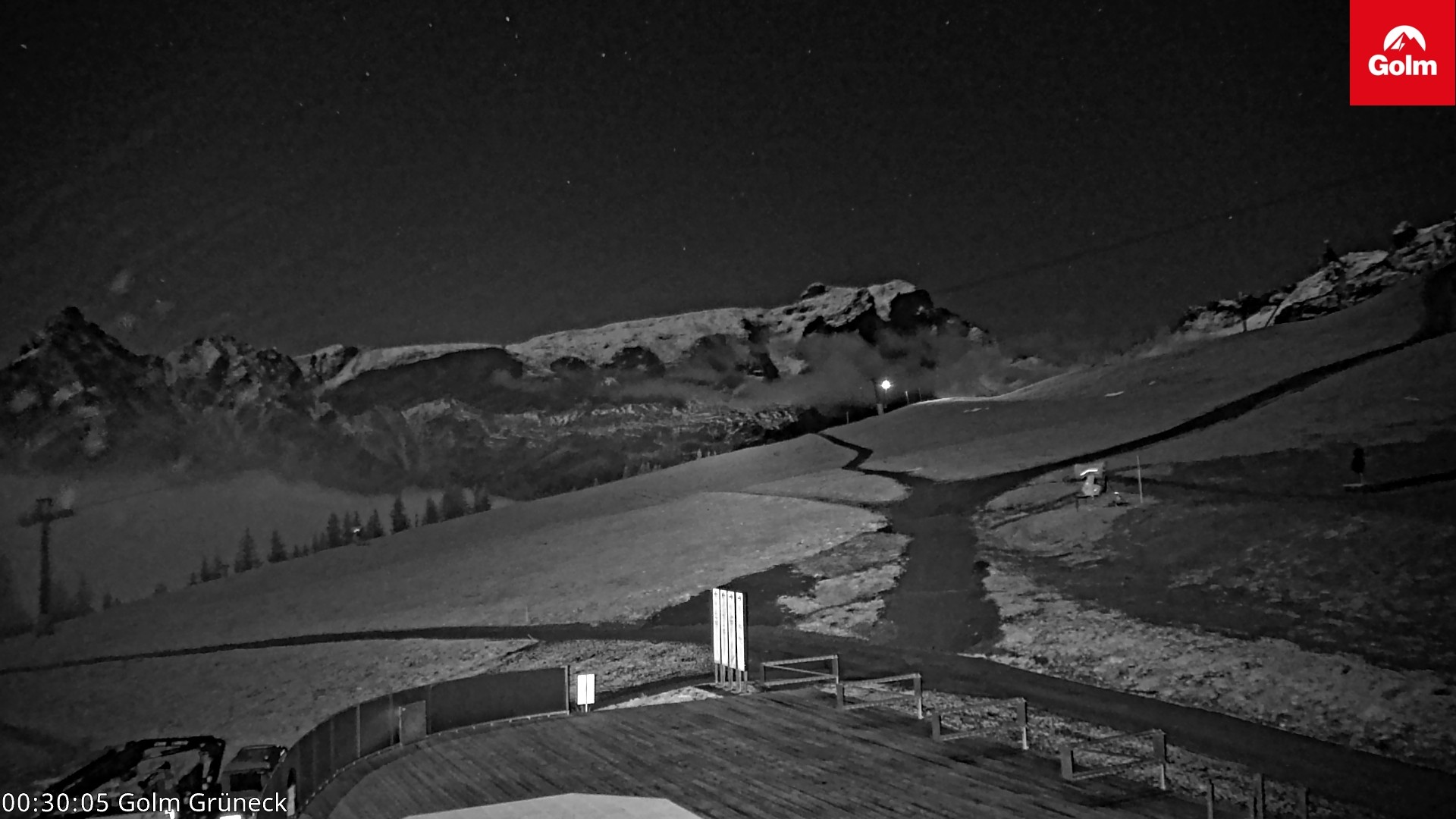 Archived image Webcam View Tschagguns Mittagsspitze from Golm