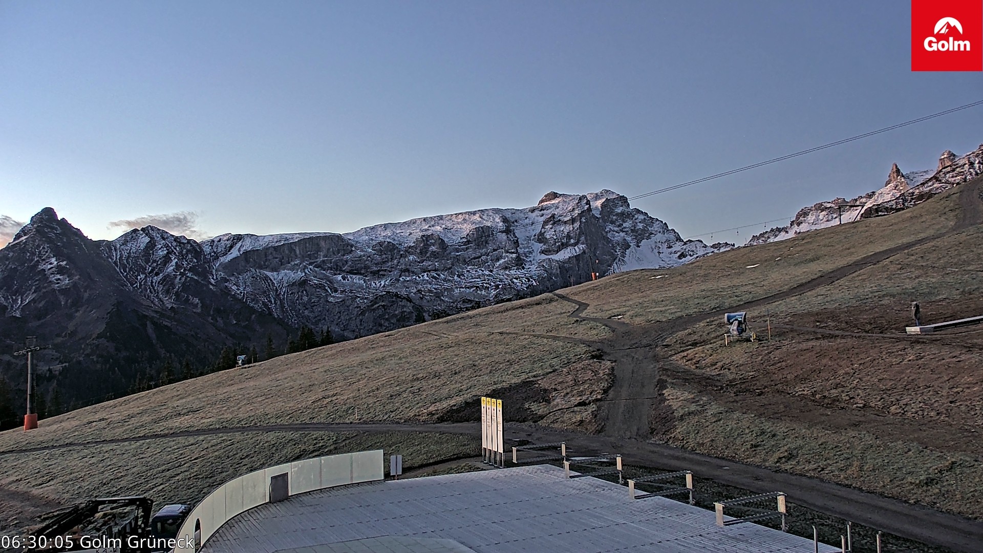 Archived image Webcam View Tschagguns Mittagsspitze from Golm