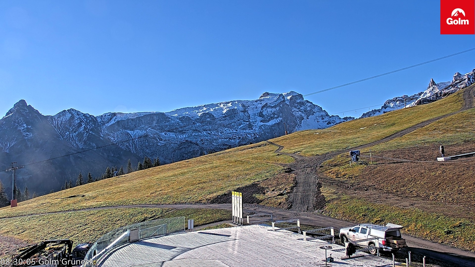 Archived image Webcam View Tschagguns Mittagsspitze from Golm