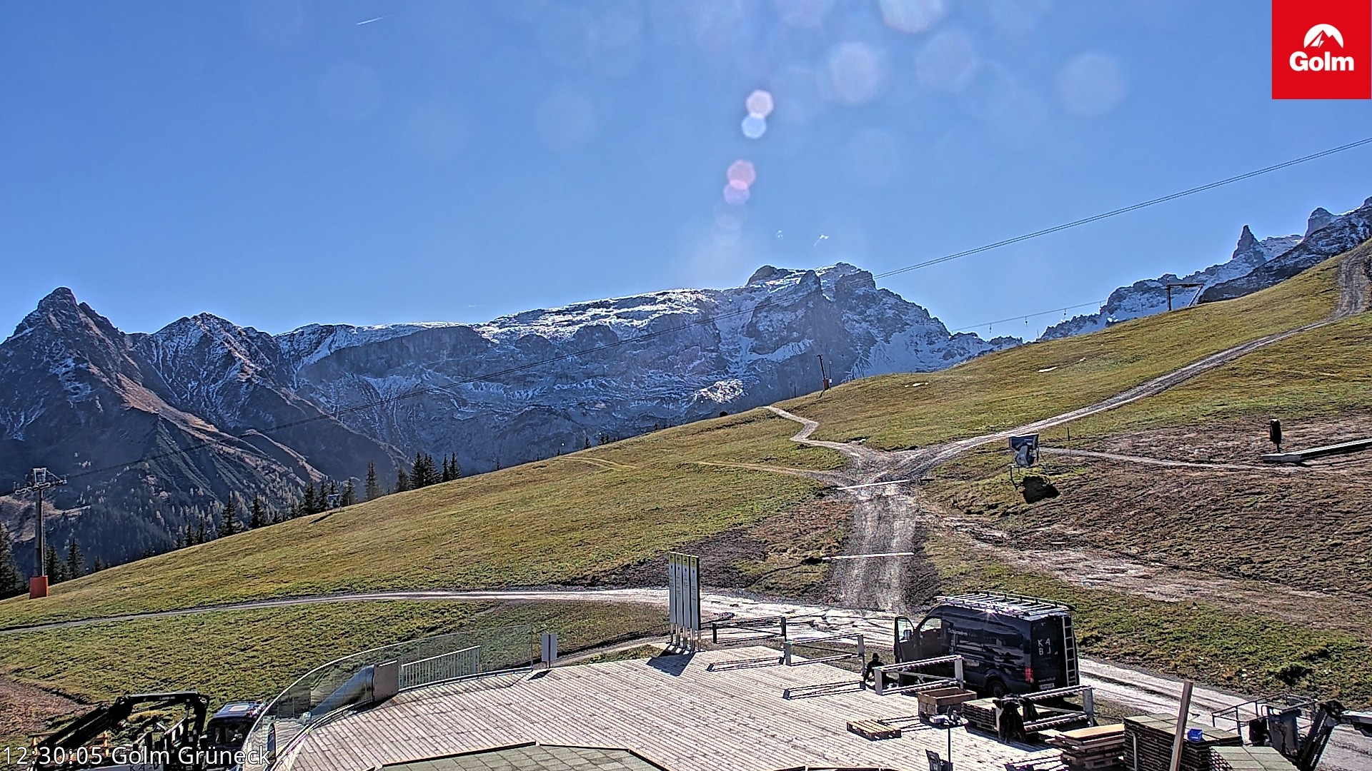 Archived image Webcam View Tschagguns Mittagsspitze from Golm