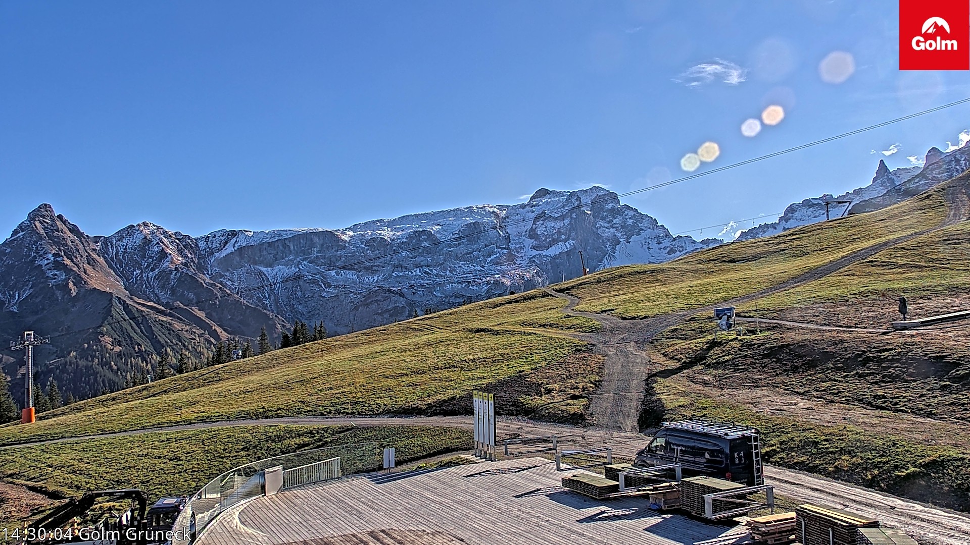 Archived image Webcam View Tschagguns Mittagsspitze from Golm