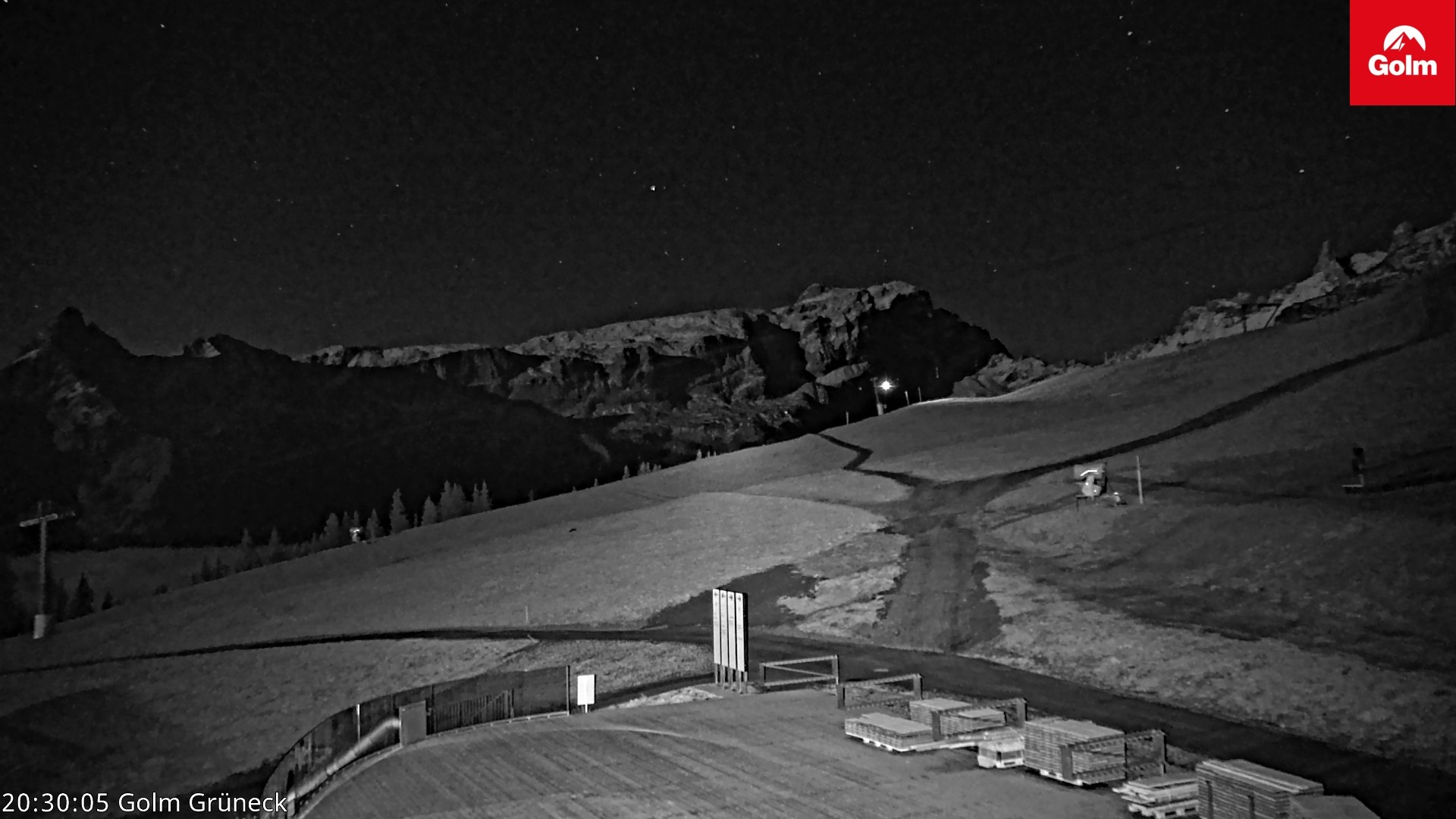 Archiv Foto Webcam Blick vom Golm auf die Tschaggunser Mittagsspitze