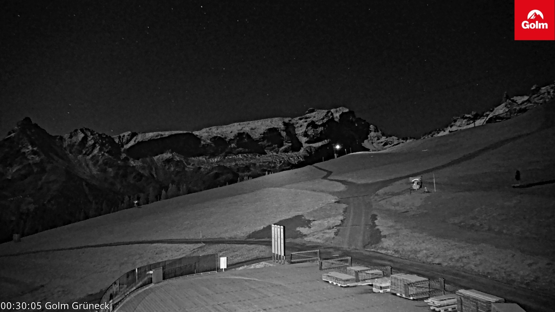 Archiv Foto Webcam Blick vom Golm auf die Tschaggunser Mittagsspitze