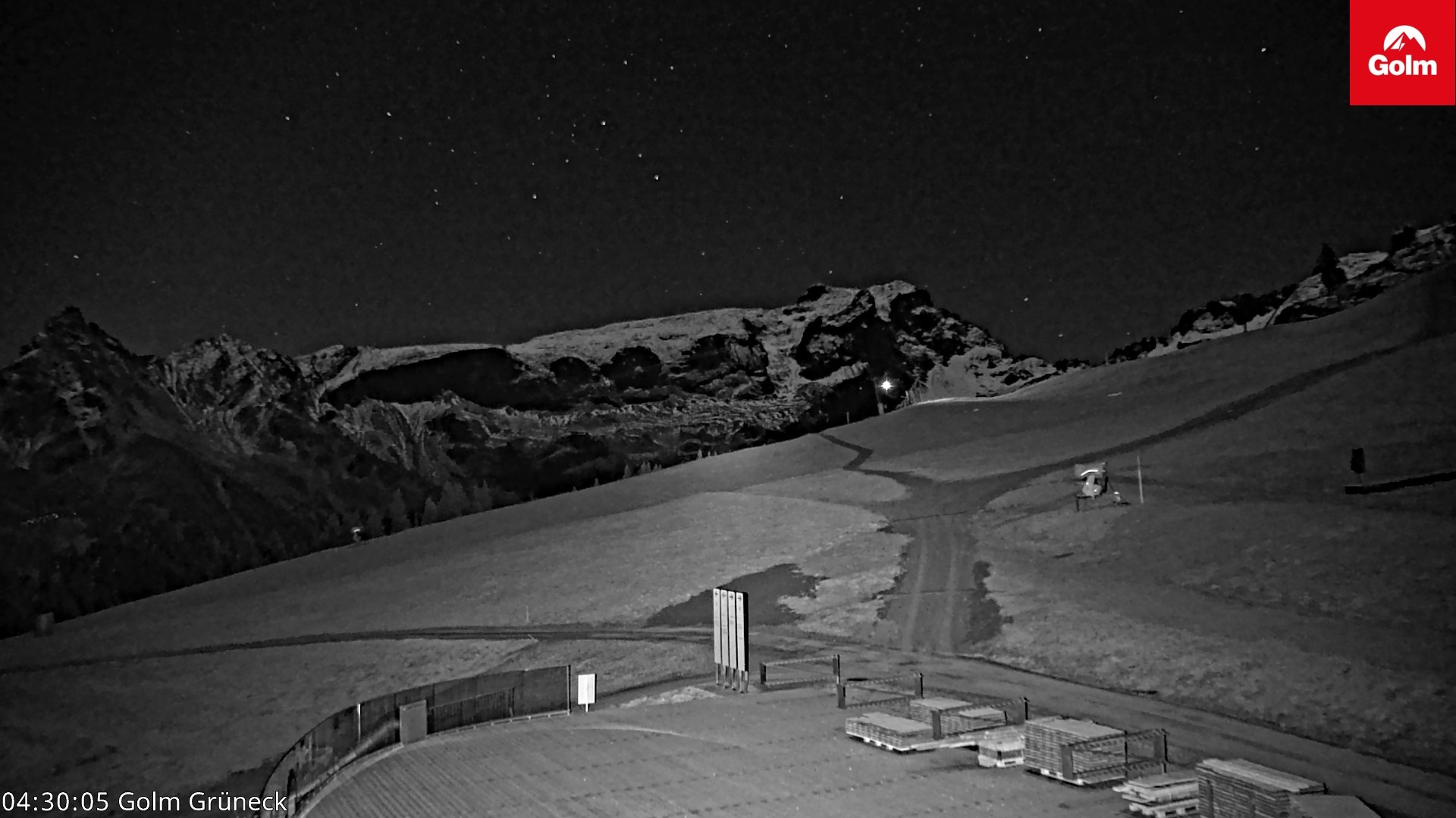 Archiv Foto Webcam Blick vom Golm auf die Tschaggunser Mittagsspitze