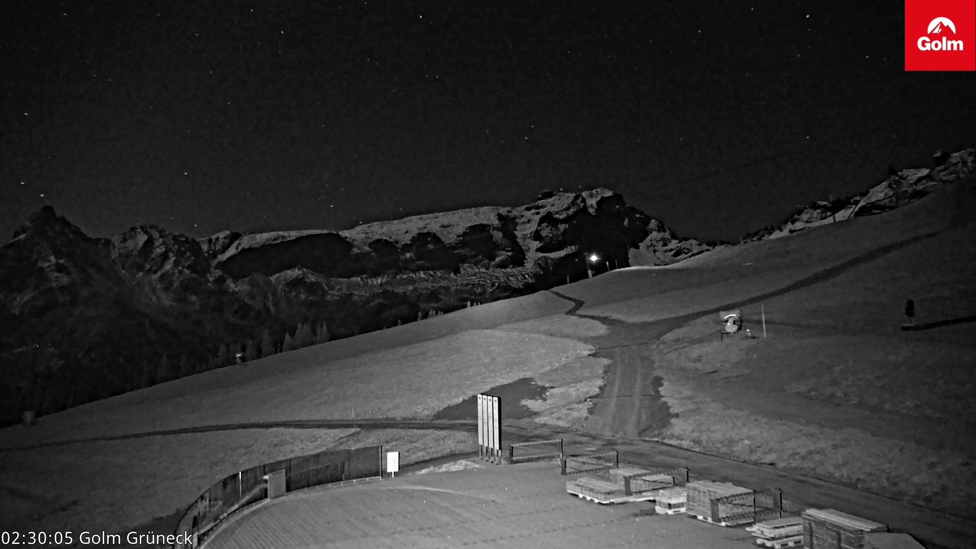 Archiv Foto Webcam Blick vom Golm auf die Tschaggunser Mittagsspitze
