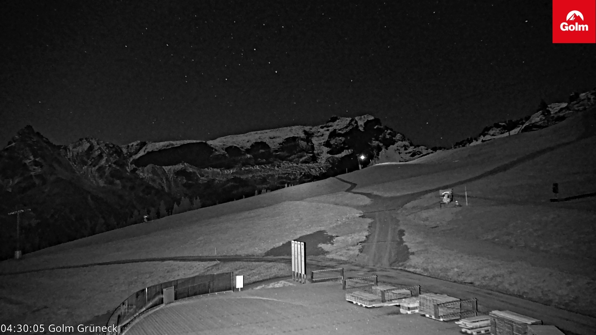 Archiv Foto Webcam Blick vom Golm auf die Tschaggunser Mittagsspitze