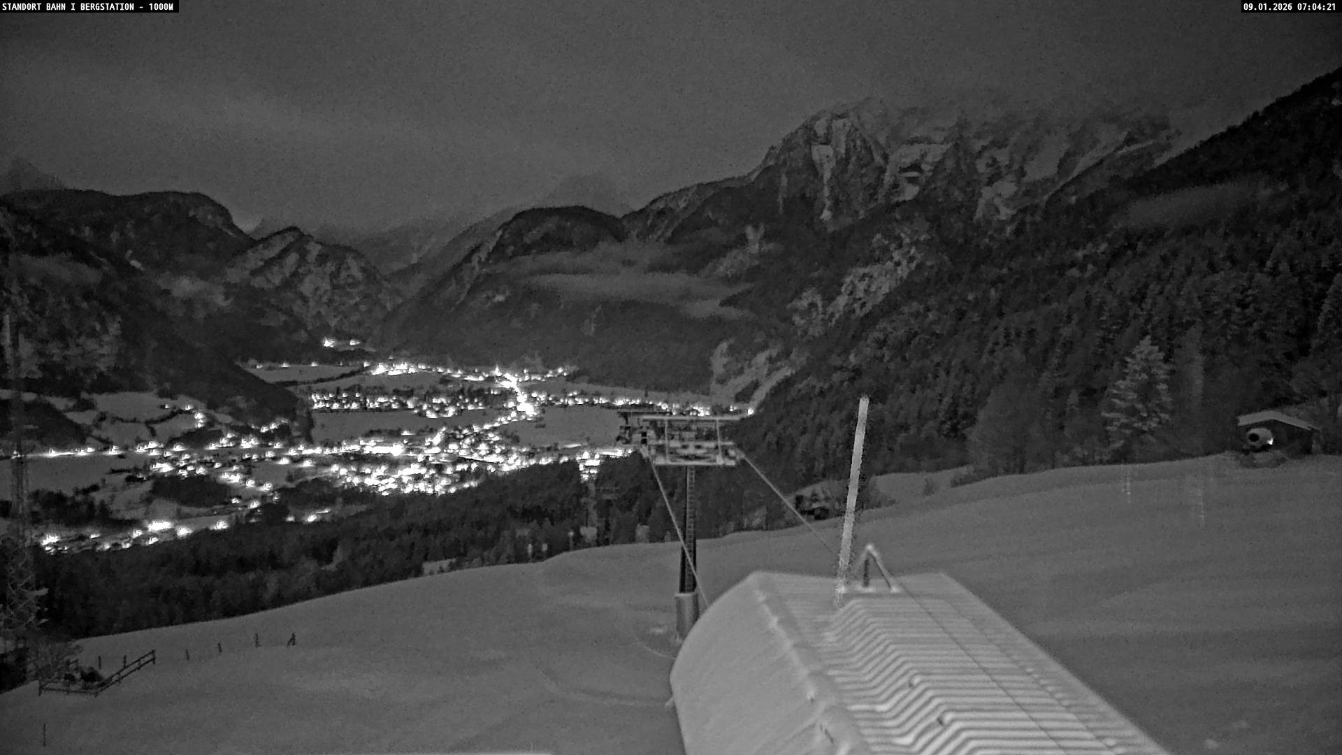Archiv Foto Webcam Bergstation Almbahn I, Lofer